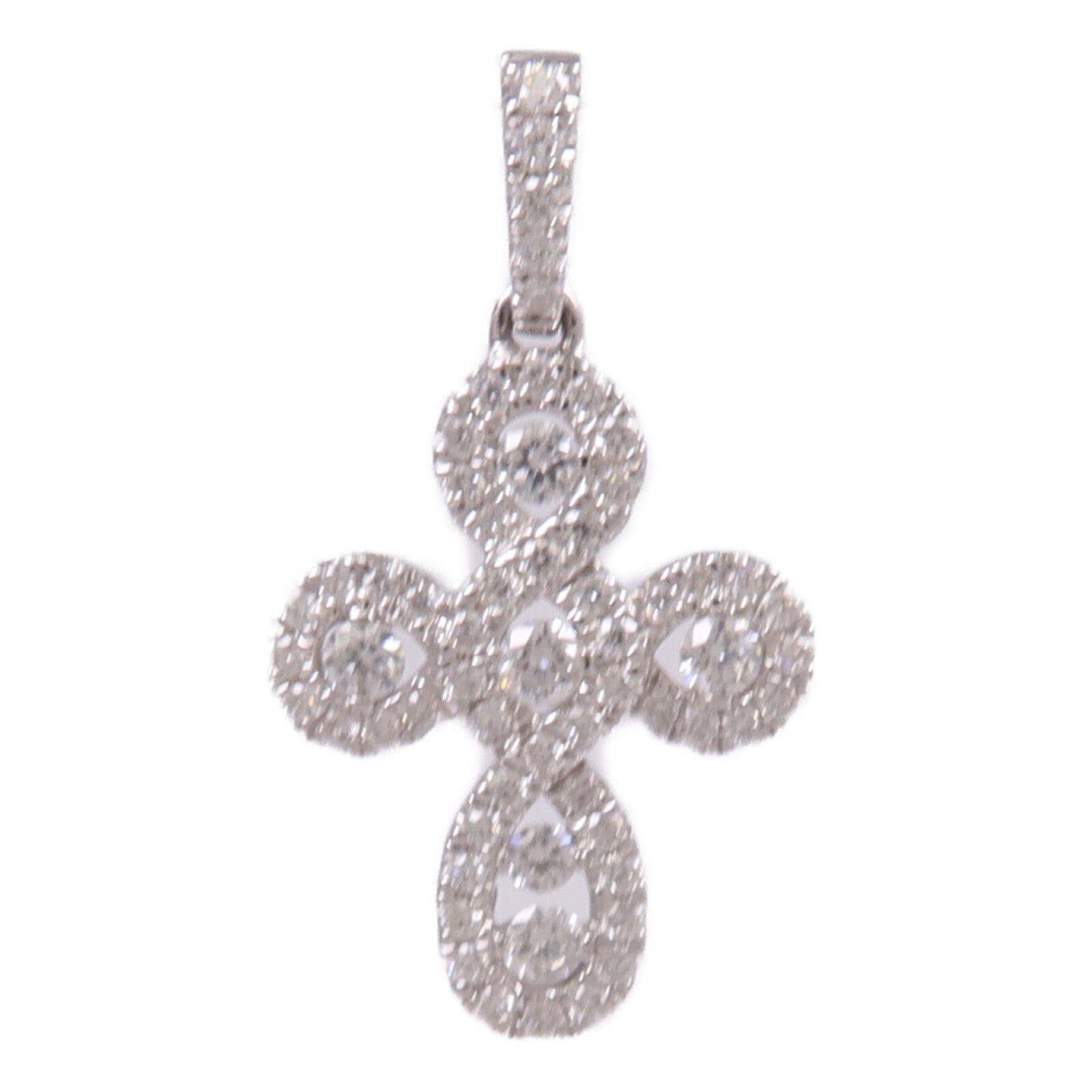 JEWELRY 18K白金Diamond Top鑽石吊墜