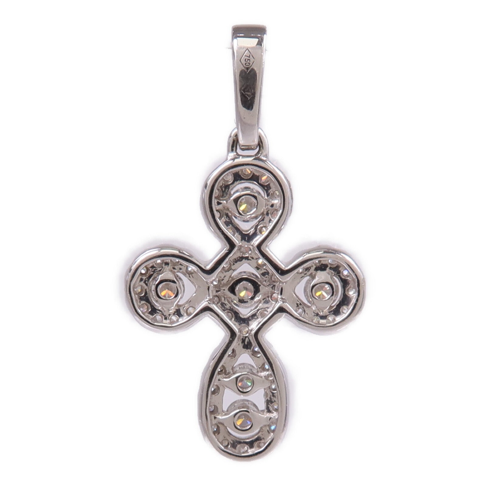 JEWELRY 18K白金Diamond Top鑽石吊墜