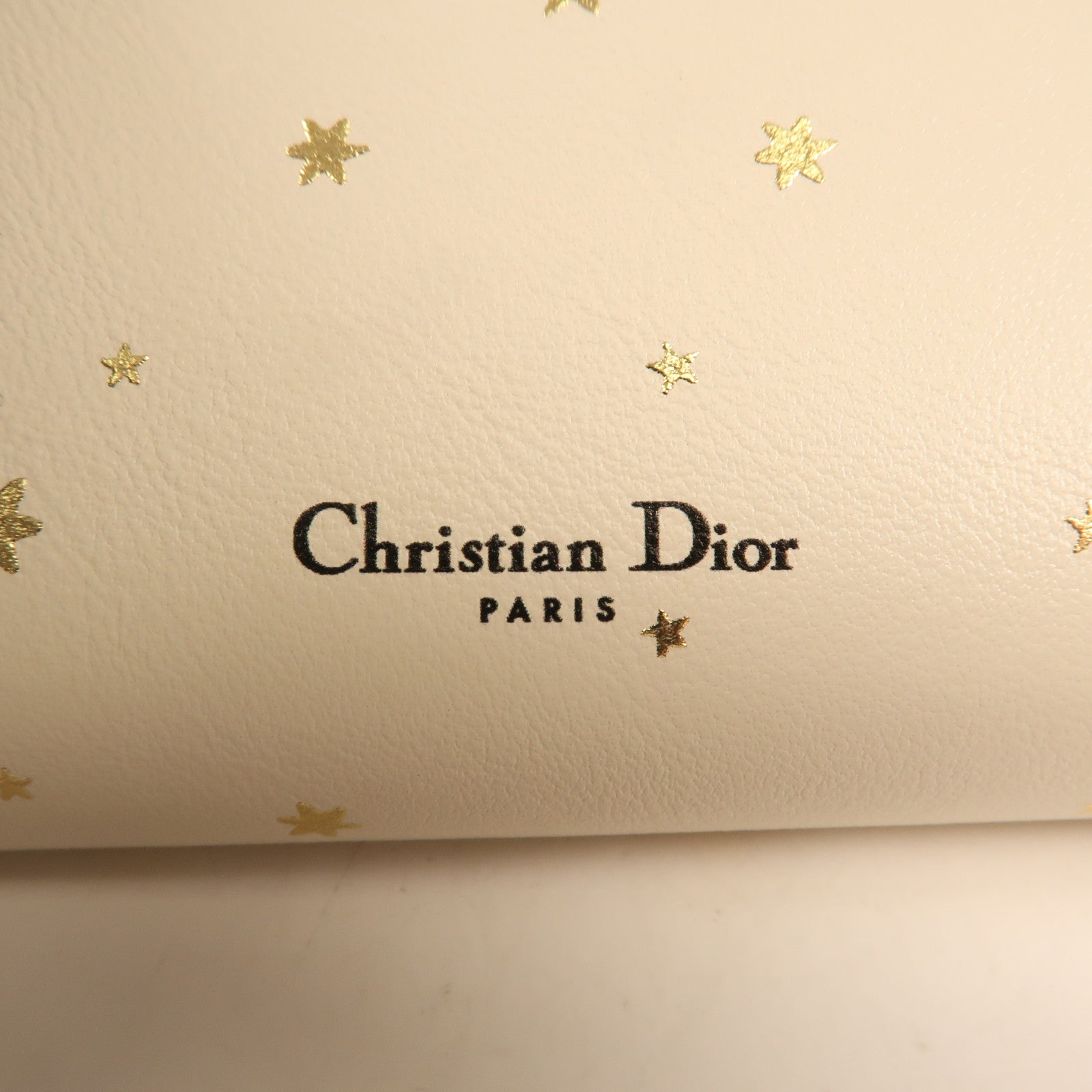 Dior 牛皮皮革Lucky Dahlia金扣錢包