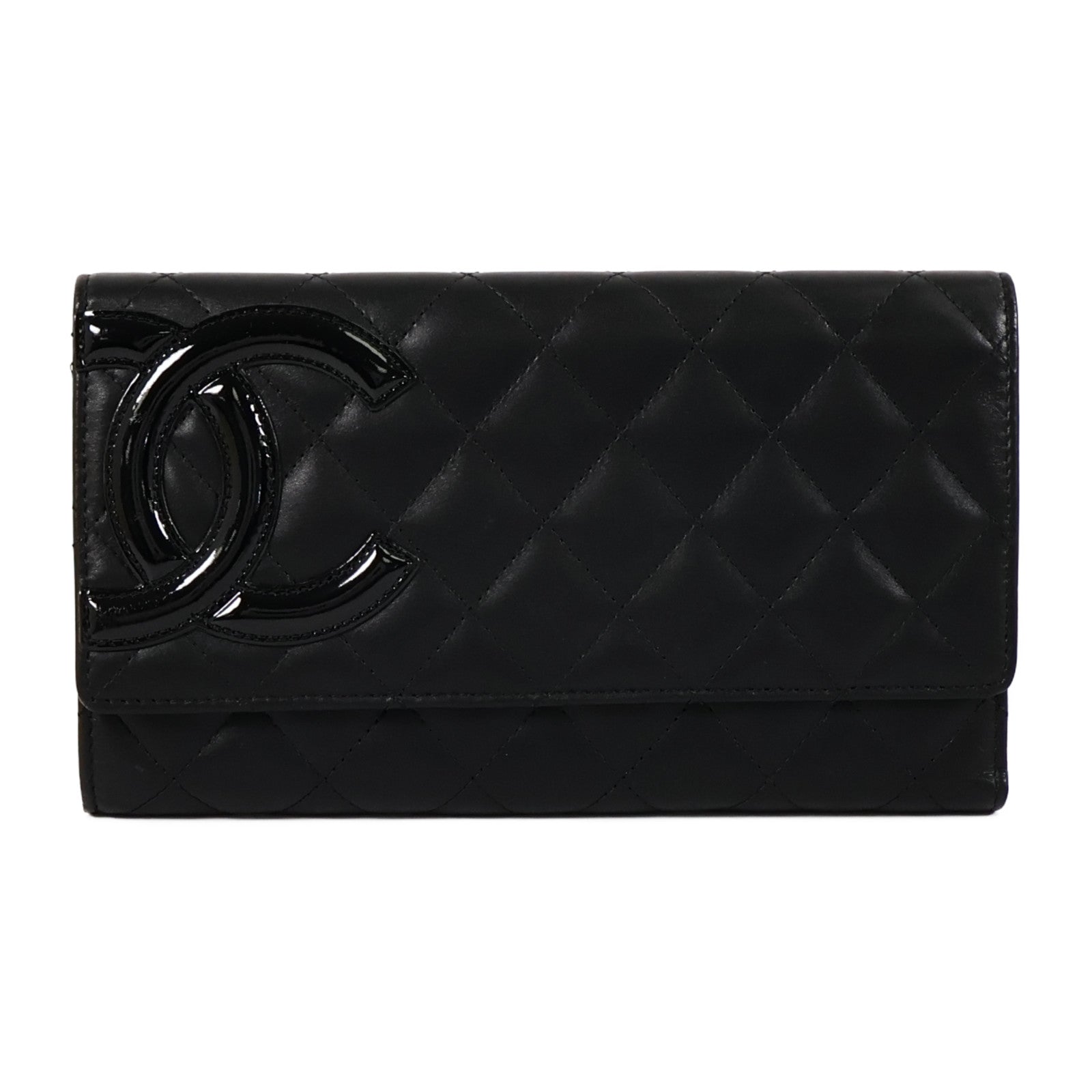 CHANEL 牛皮皮革Cambon Long Wallet長錢包
