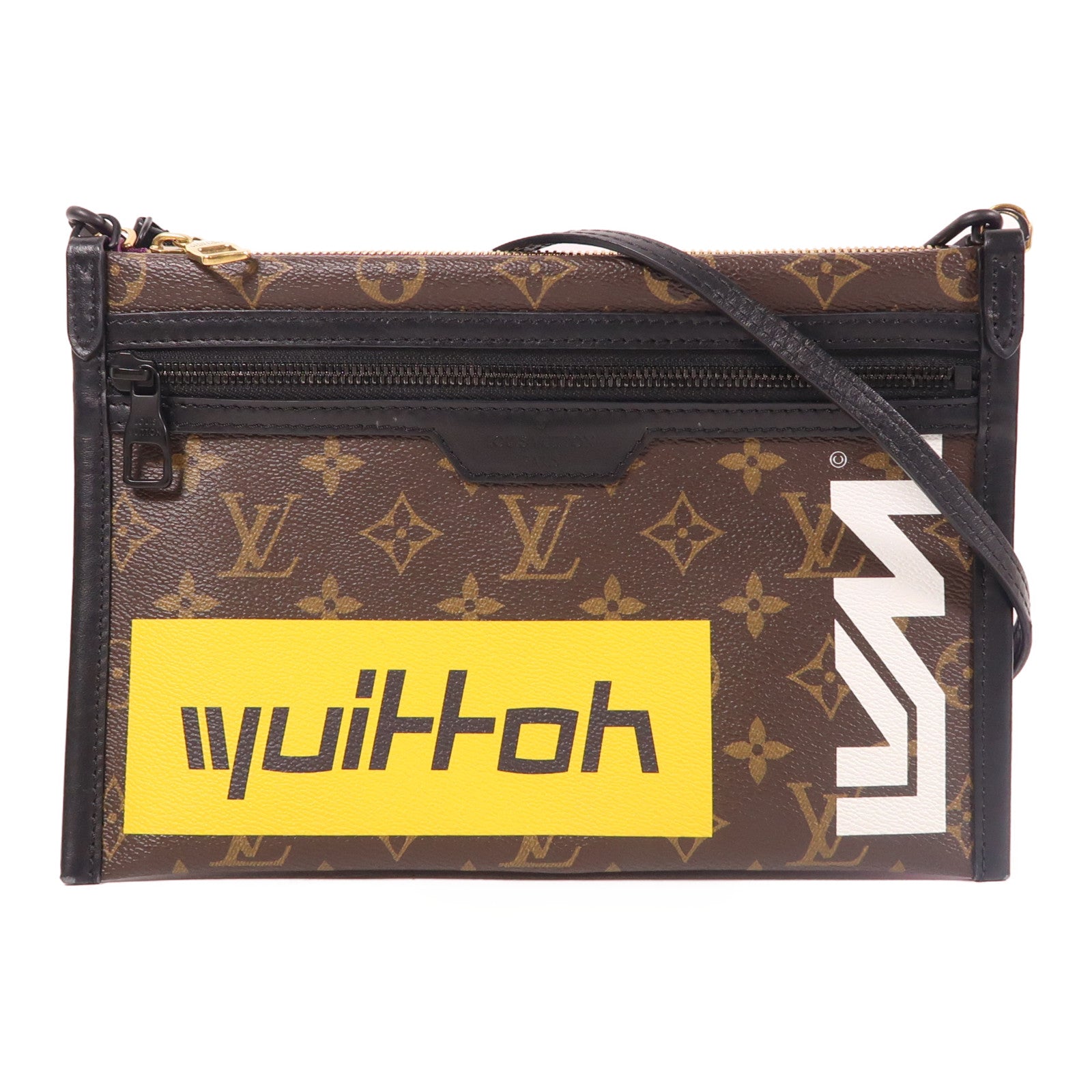 LOUIS VUITTON LV Shoulder Bag M44641 Monogram Brown/Purple