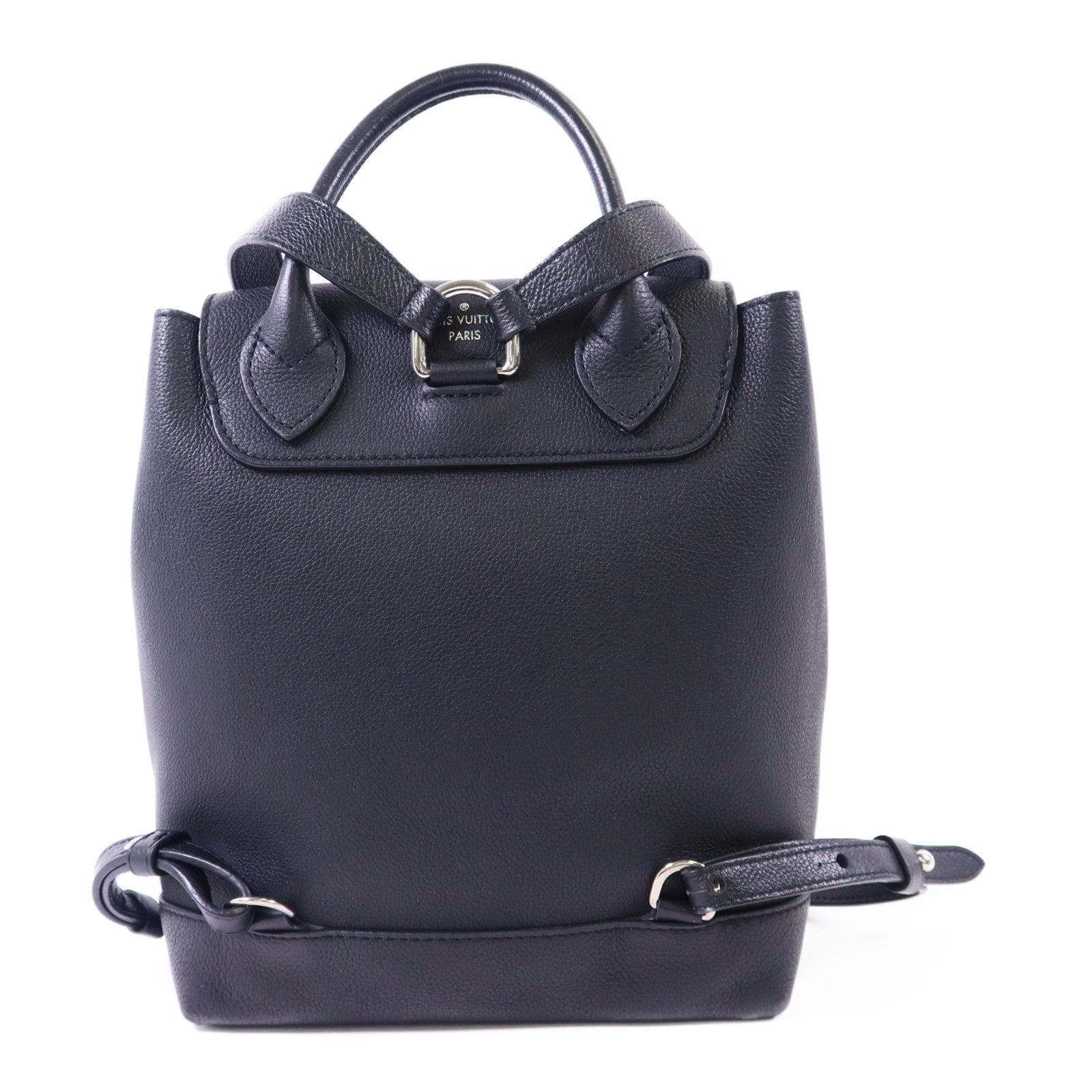 LOUIS VUITTON 【激減優惠】牛皮皮革Lock Me Backpack銀扣背包