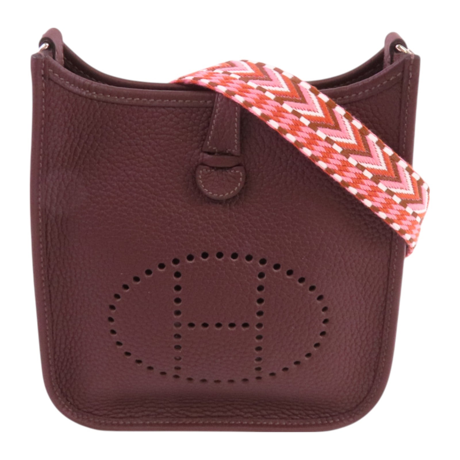 HERMES PHW Evelyne TPM Shoulder Bag Clemence Leather