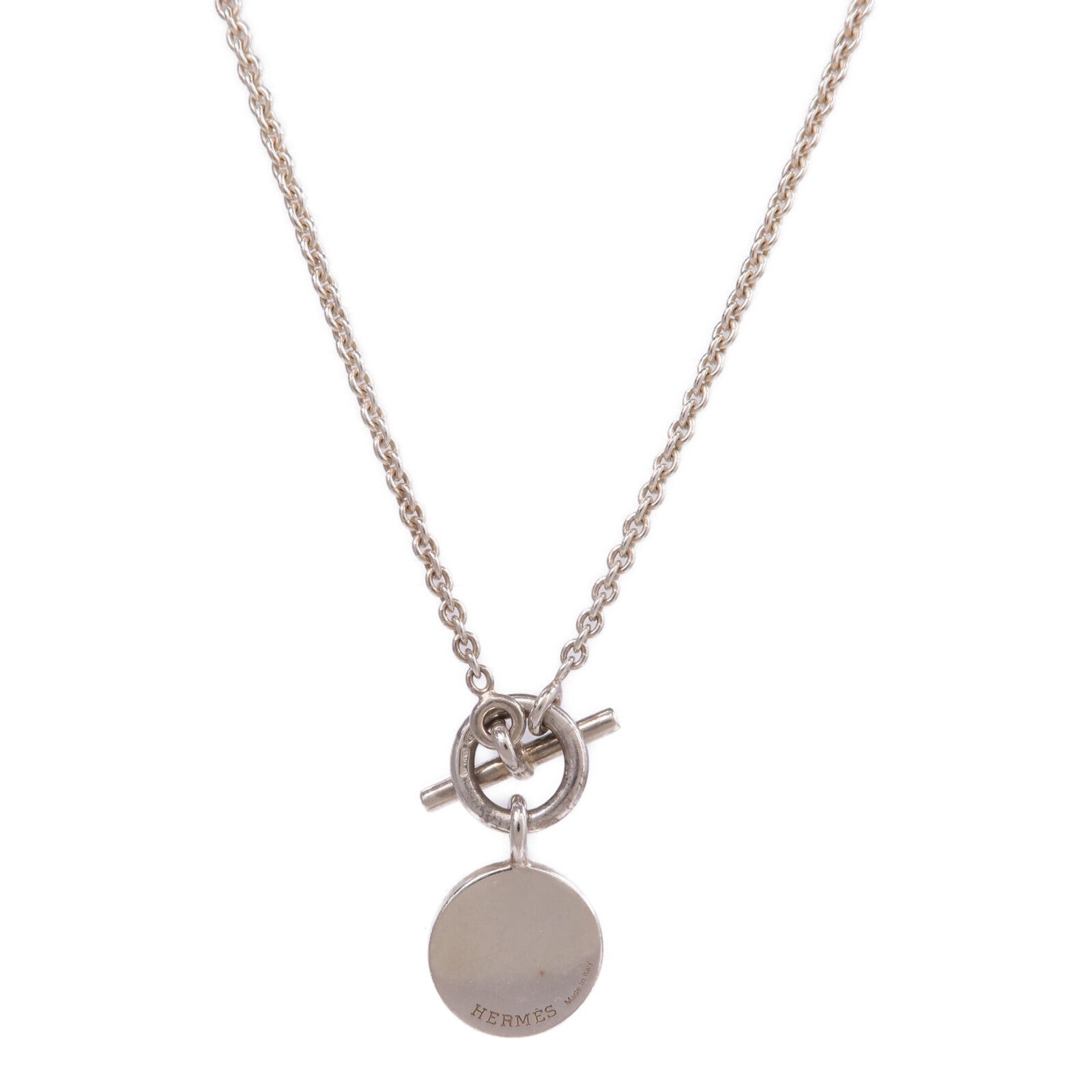 HERMES 925純銀Amulettes Ex-Libris Pendant項鍊