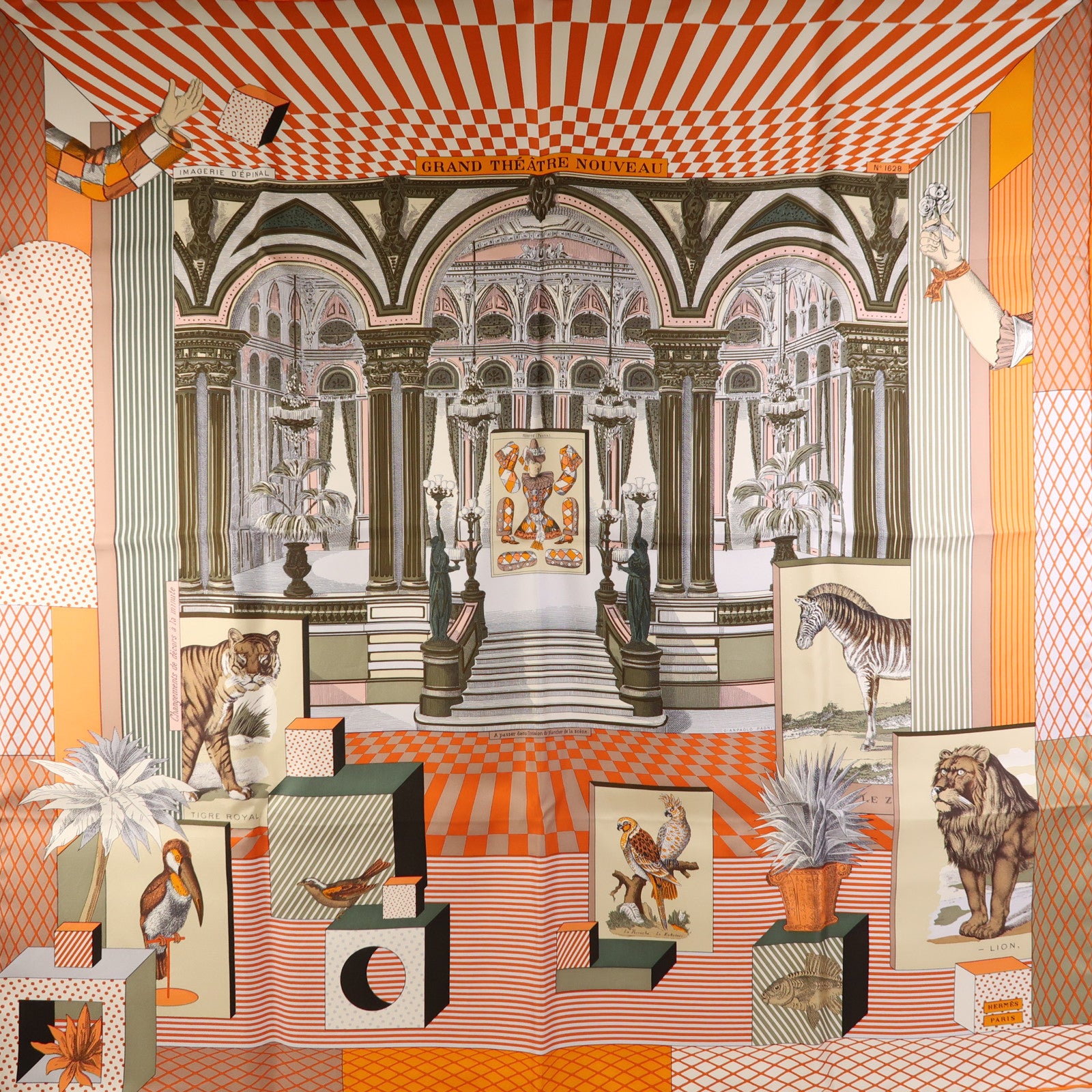 HERMES 絲質Scarf絲巾