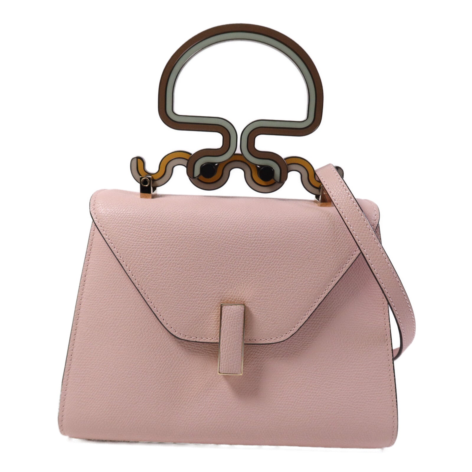 SELECTION 牛皮皮革Valextra Small Iside Tote Bag金扣手挽肩背兩用袋