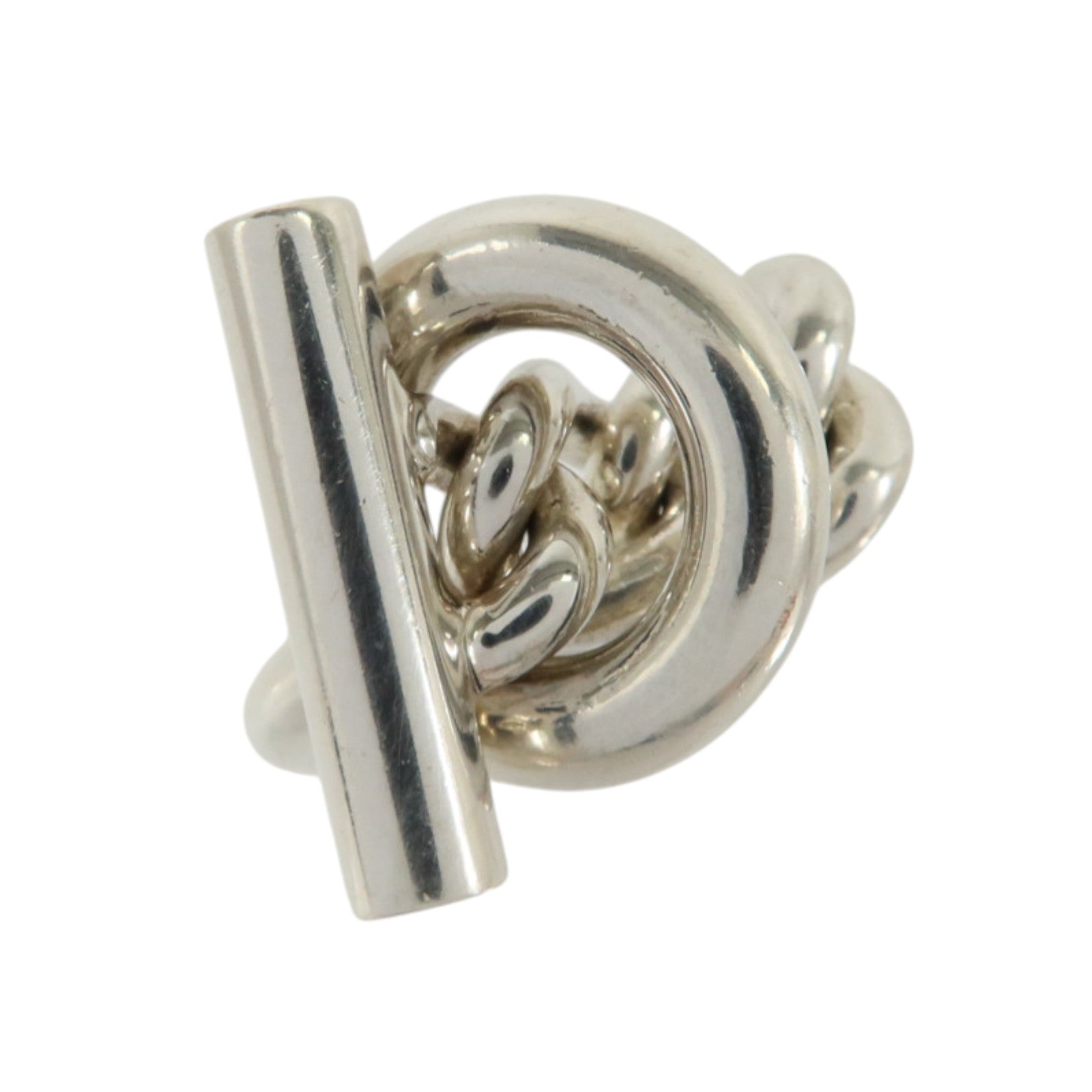 HERMES 925純銀Croisette Ring戒指