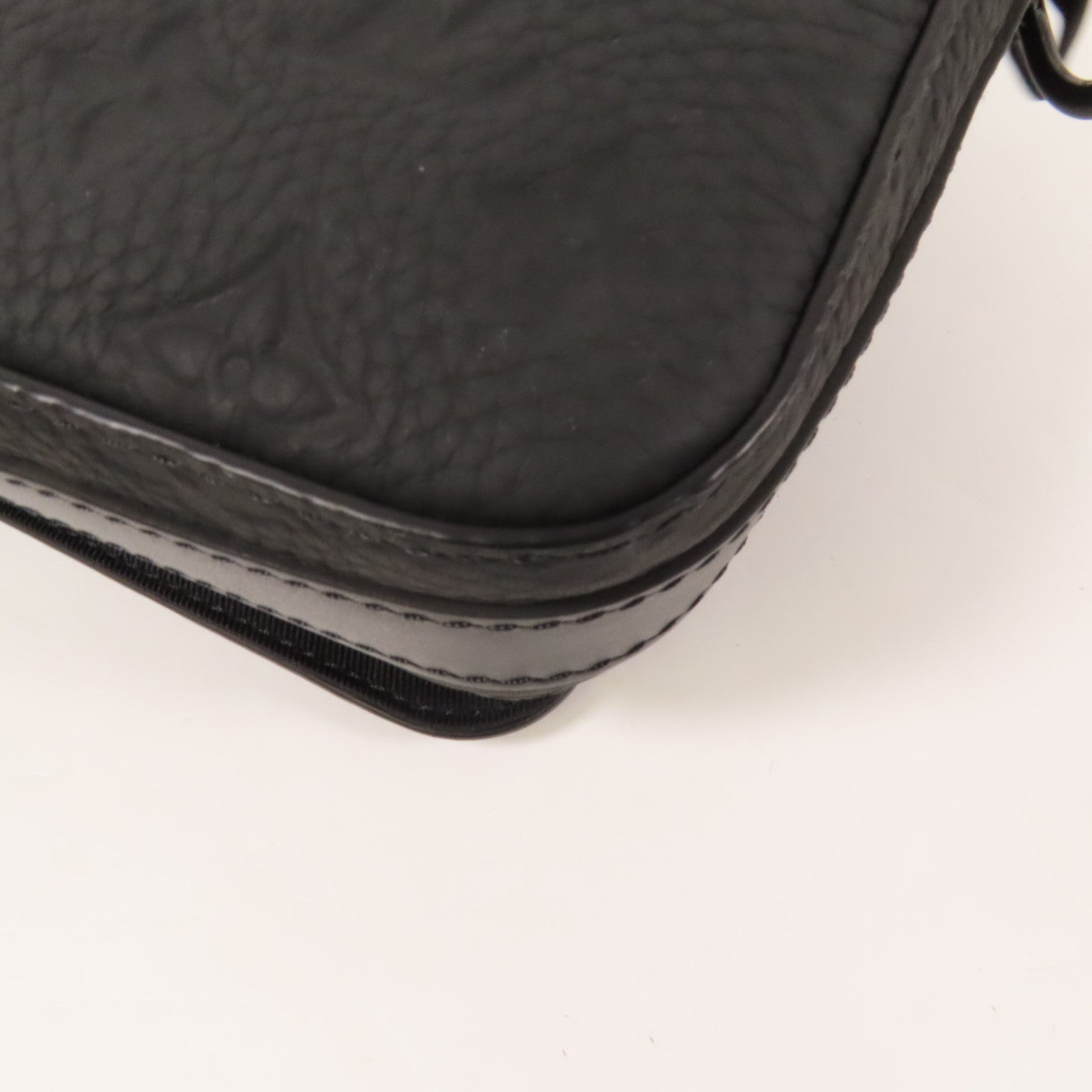 LOUIS VUITTON Monogram Taurillon Steamer Messenger肩背袋