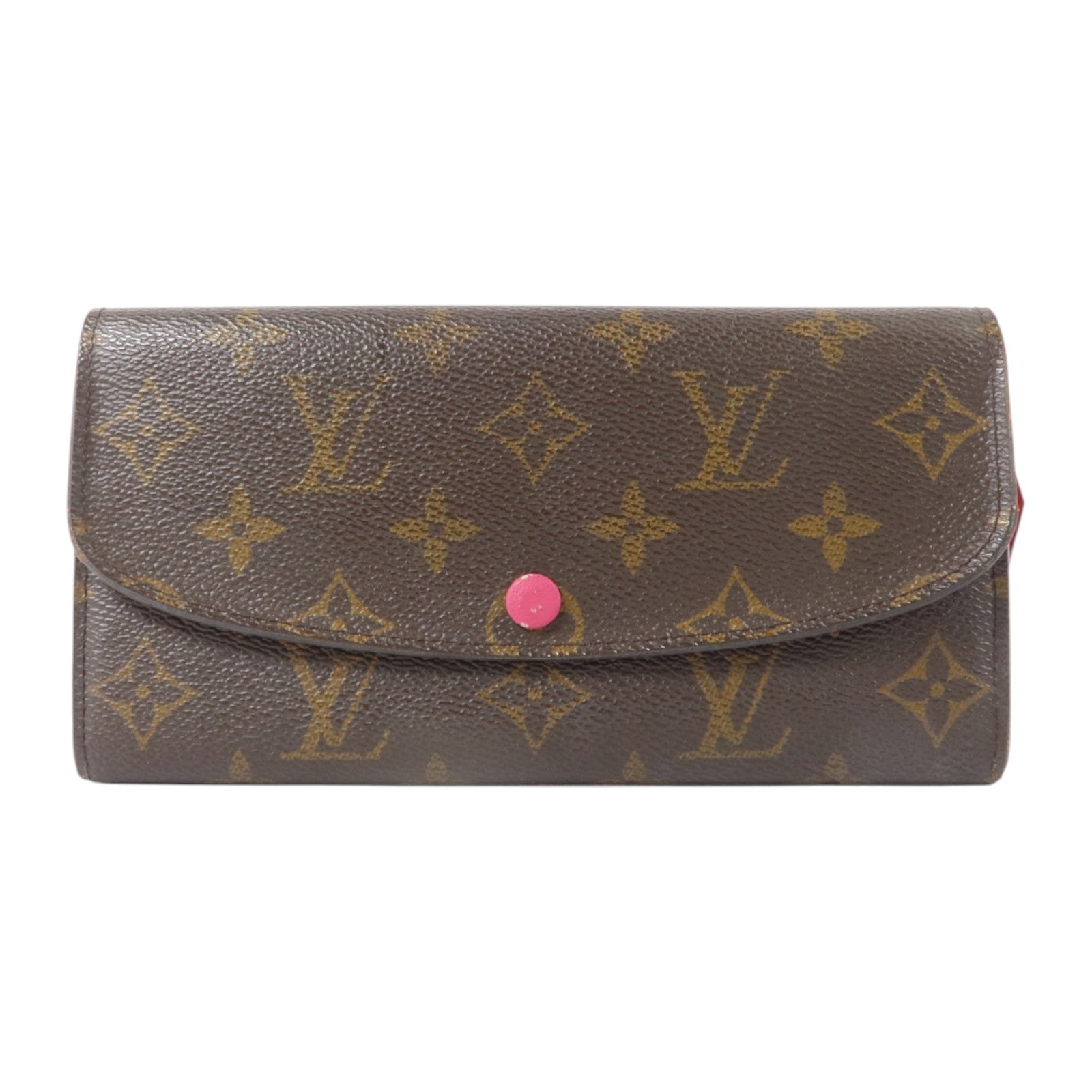 LOUIS VUITTON Monogram Emilie金扣長錢包