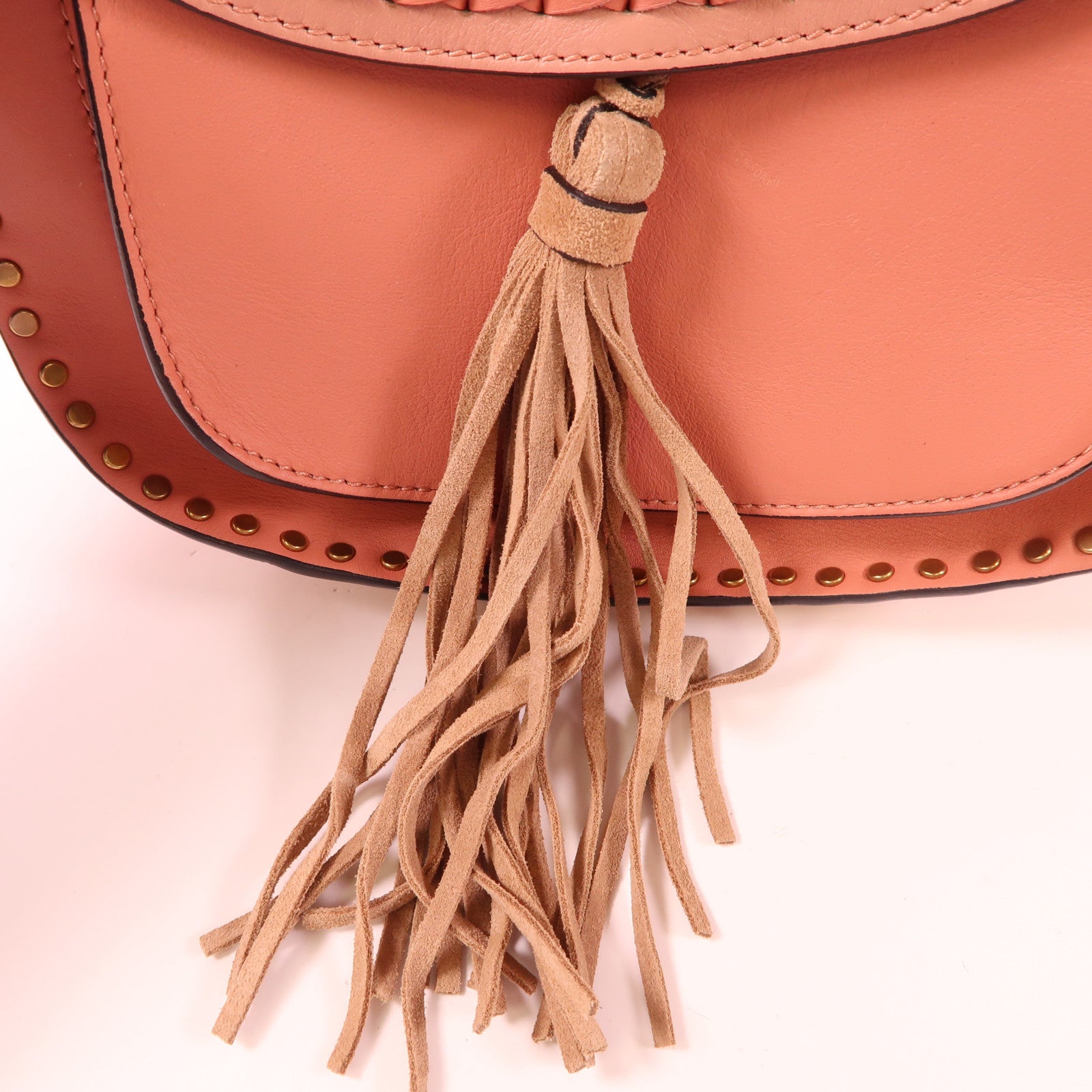 Chloe 牛皮皮革Shoulder Bag金扣肩背袋