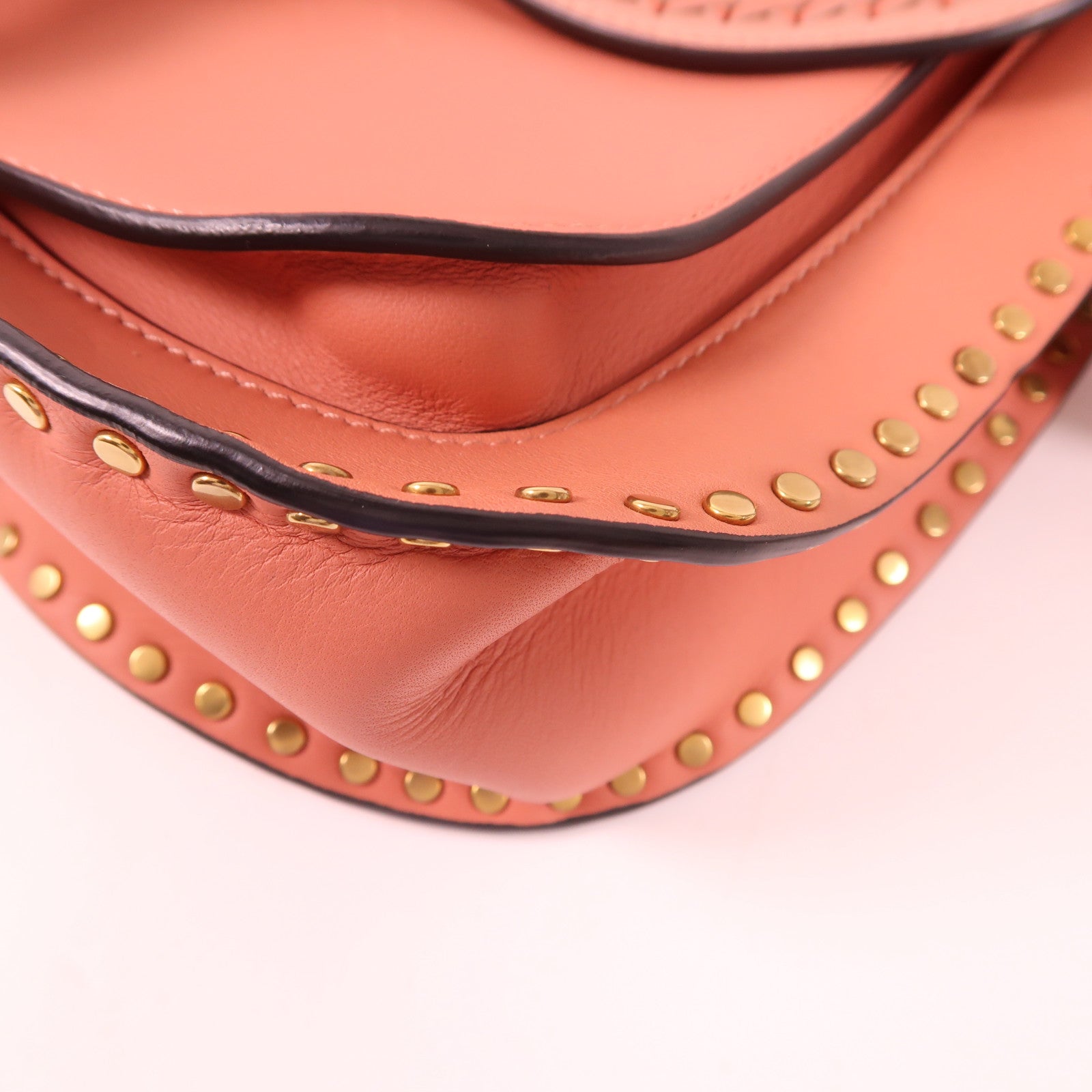 Chloe 牛皮皮革Shoulder Bag金扣肩背袋