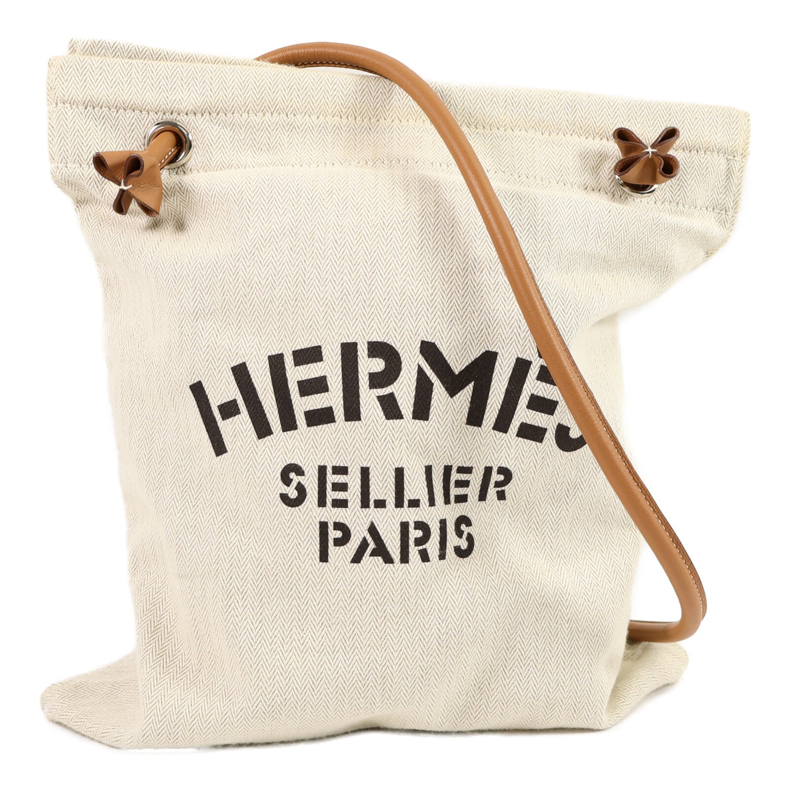 HERMES 帆布Aline PM手挽袋