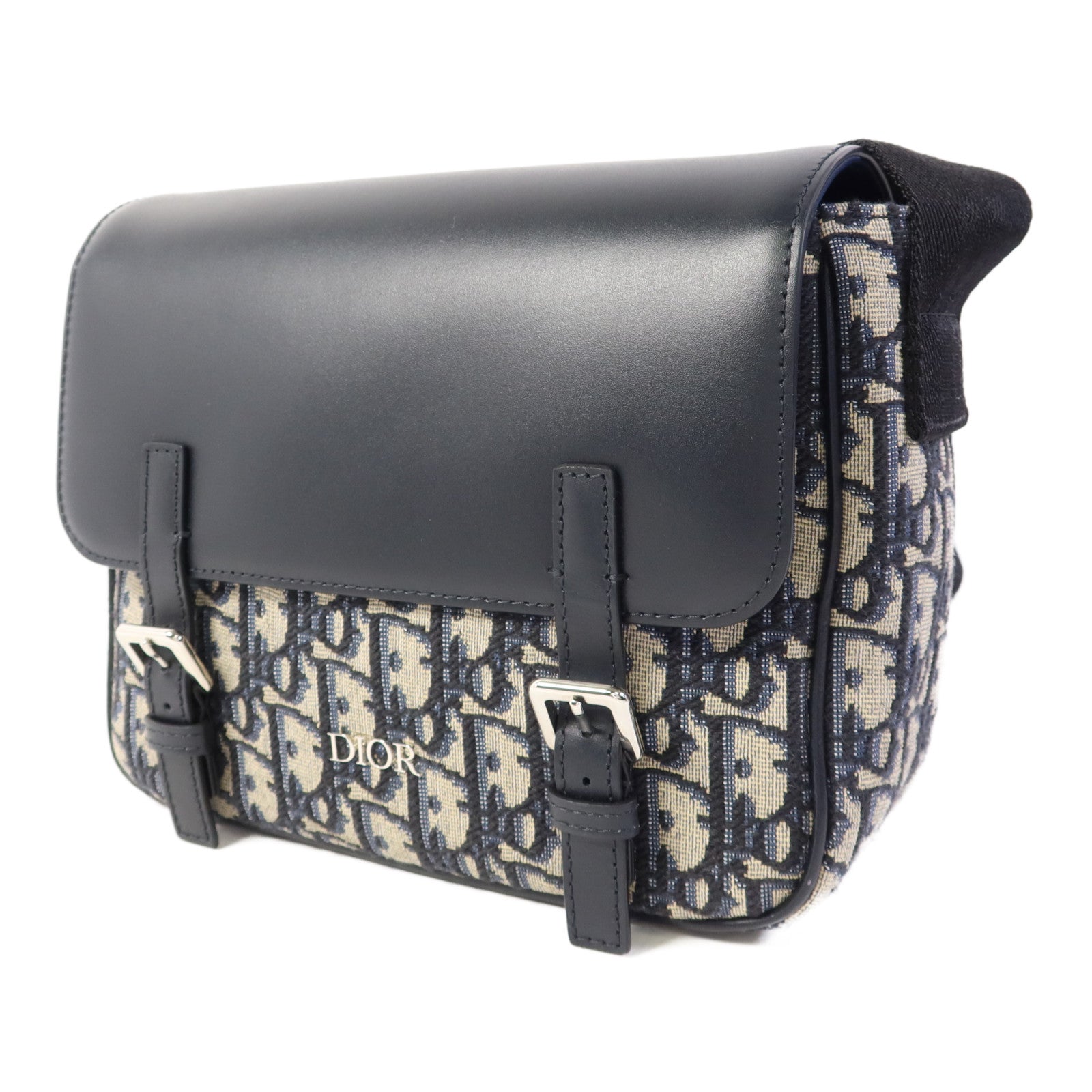 Dior 帆布Kids' Messenger Bag銀扣肩背袋