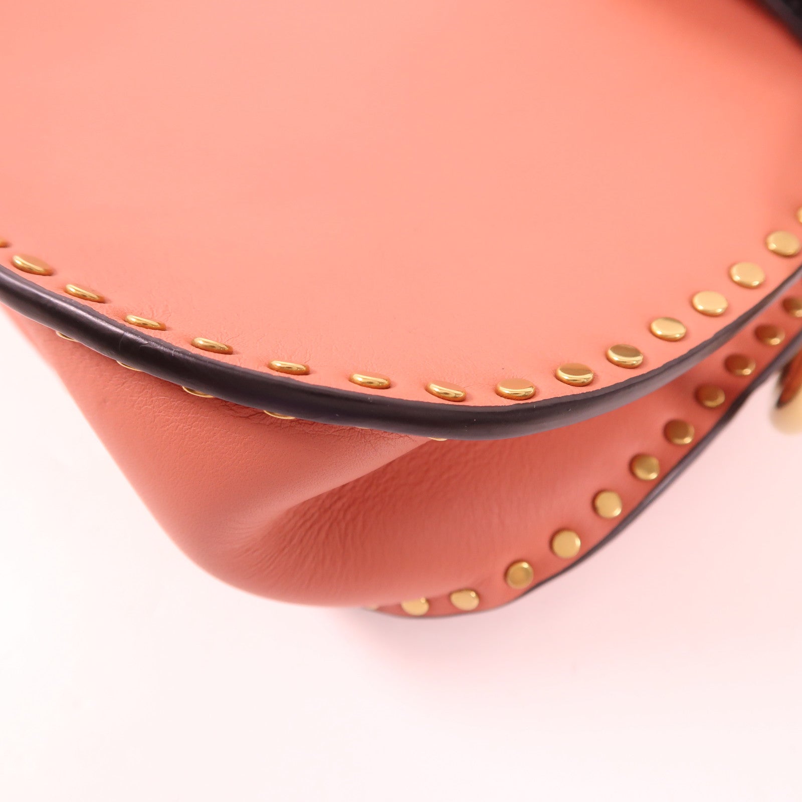 Chloe 牛皮皮革Shoulder Bag金扣肩背袋