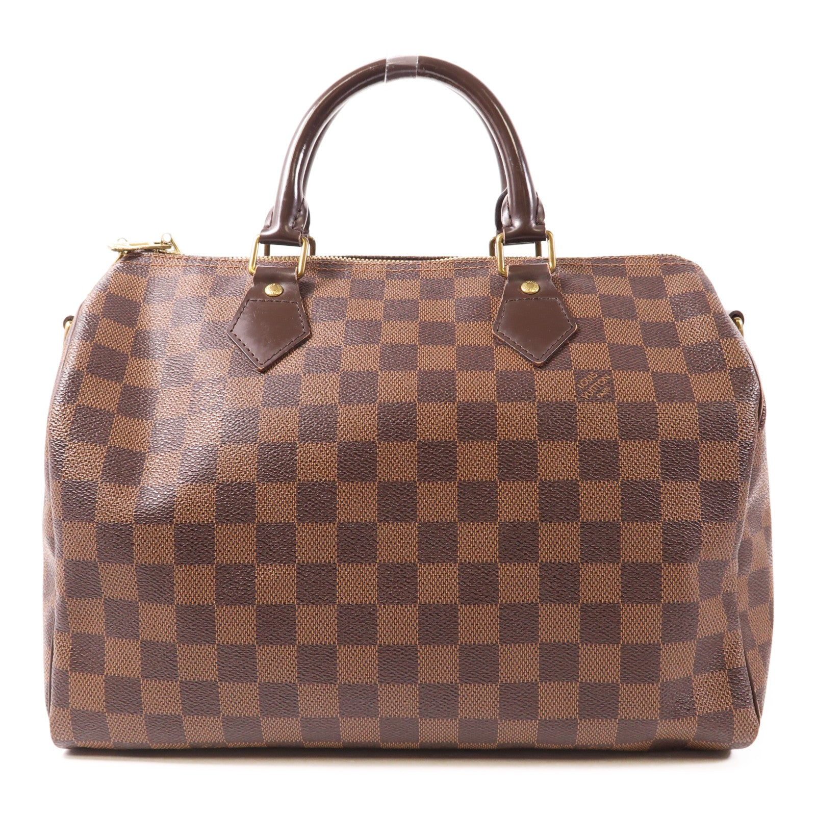 LOUIS VUITTON LV GHW Speedy Bandouliere 30 2 Way Shoulder Bag N40590 Damier