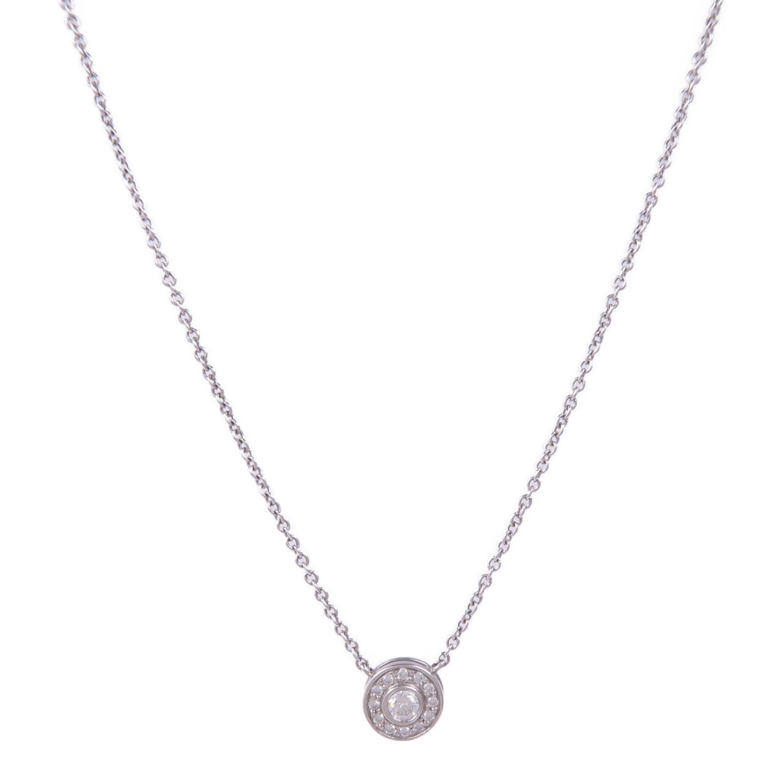 TIFFANY&CO PT900鉑金Circlet Diamond Necklace鑽石項鍊