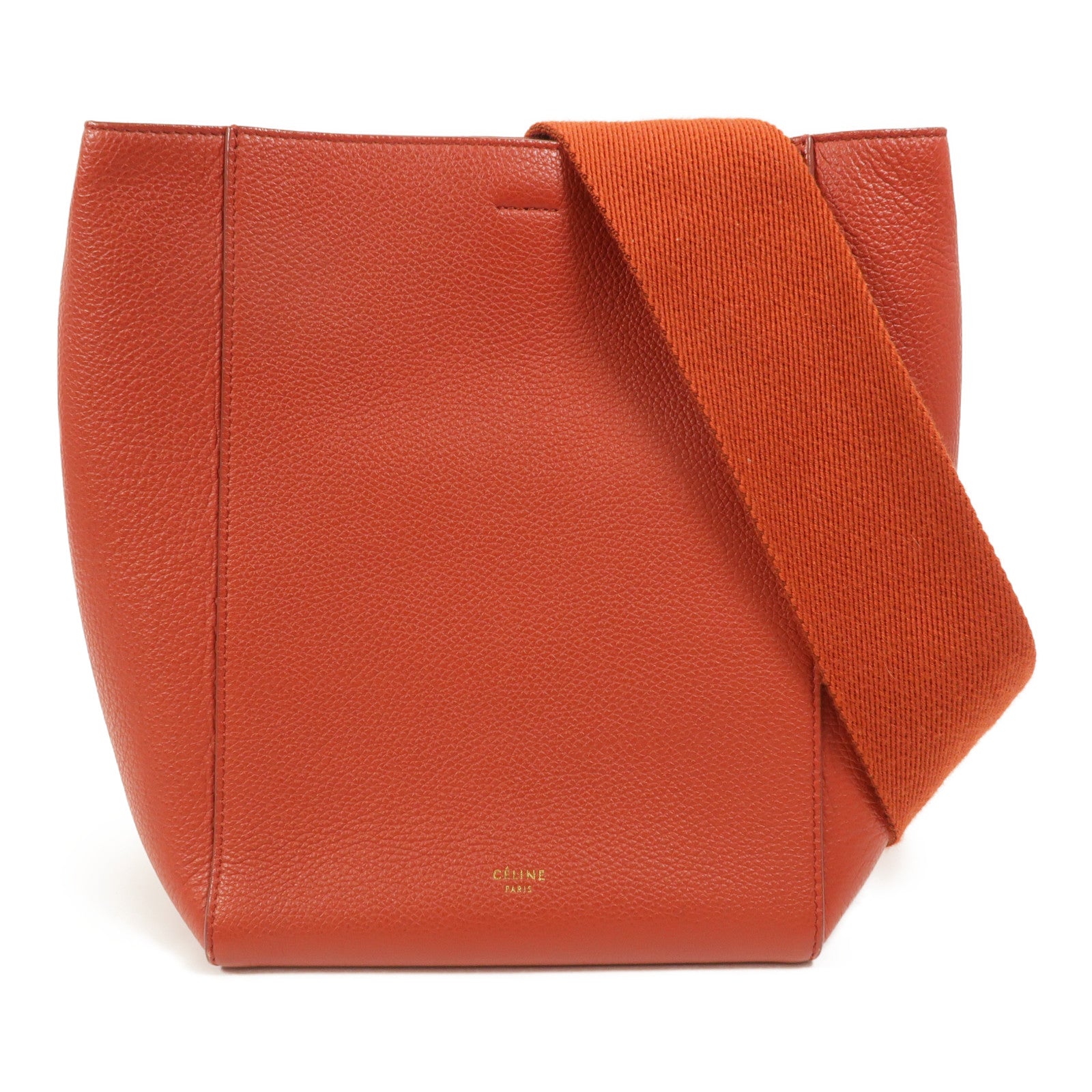 CELINE 牛皮皮革Sangle肩背袋