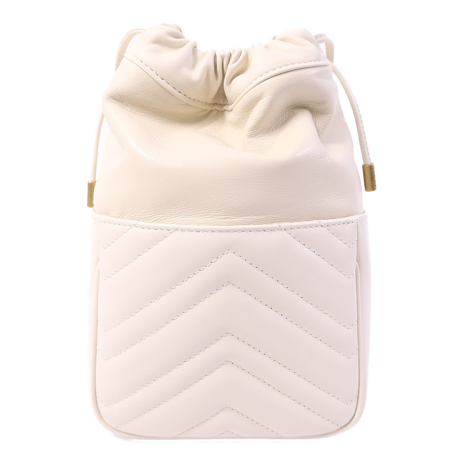 GUCCI 牛皮皮革GG Marmont Mini Bucket肩背袋