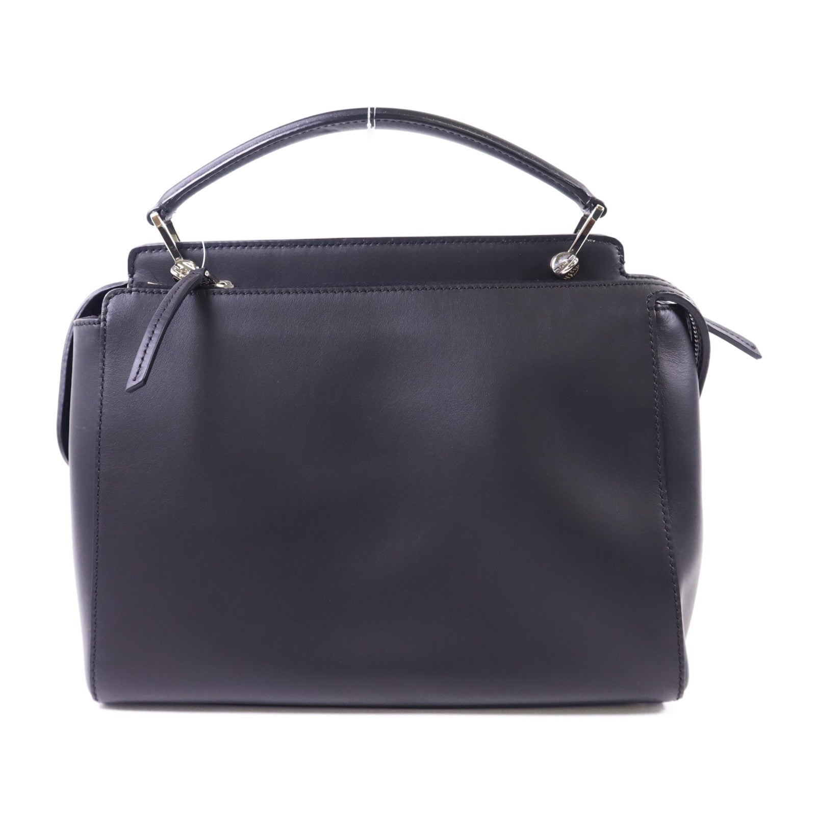 FENDI 牛皮皮革Dotcom 2 Way Shoulder Bag銀扣手挽肩背兩用袋