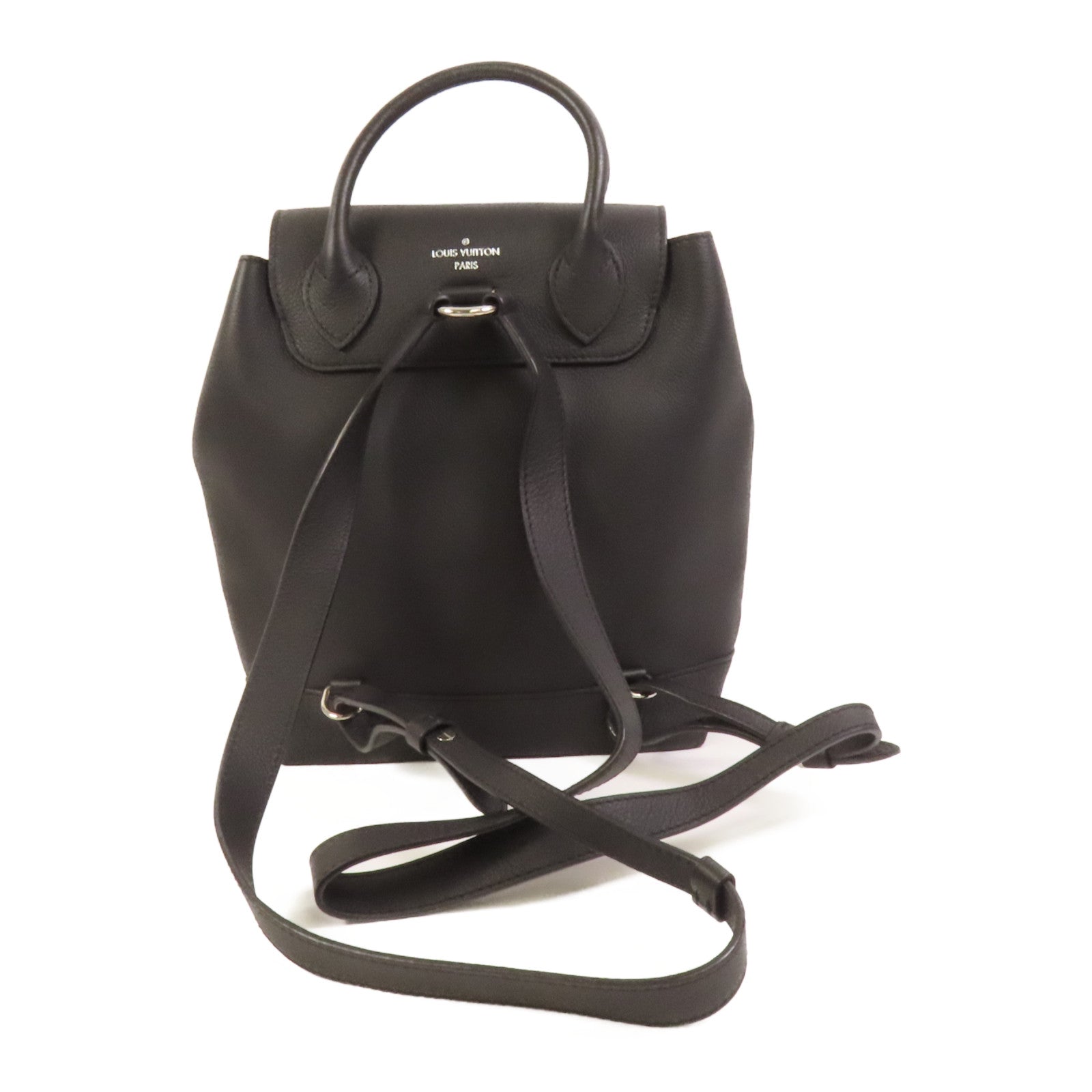 LOUIS VUITTON 【激減優惠】牛皮皮革Lock Me Backpack銀扣背包