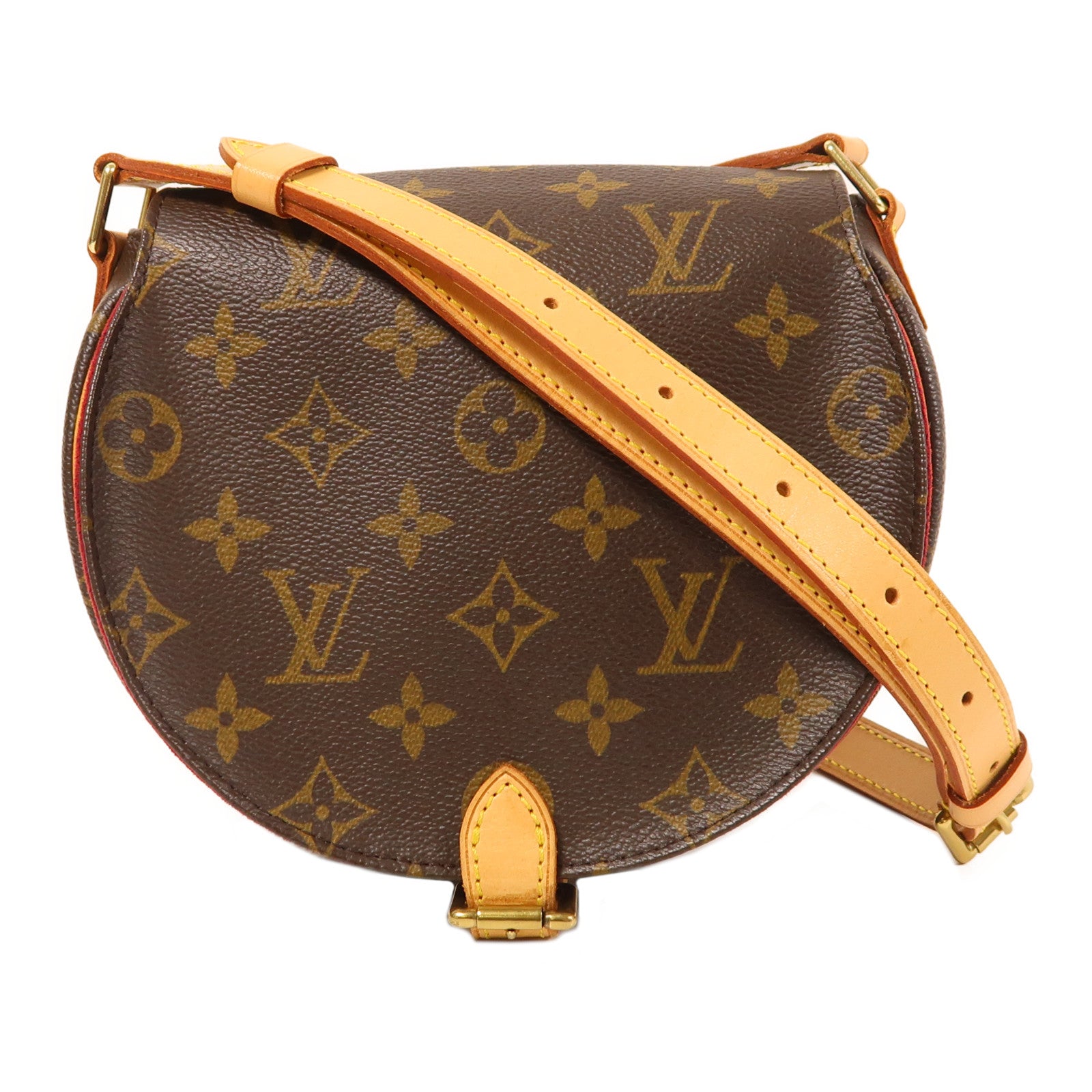 LOUIS VUITTON Monogram Tambourine金扣肩背袋