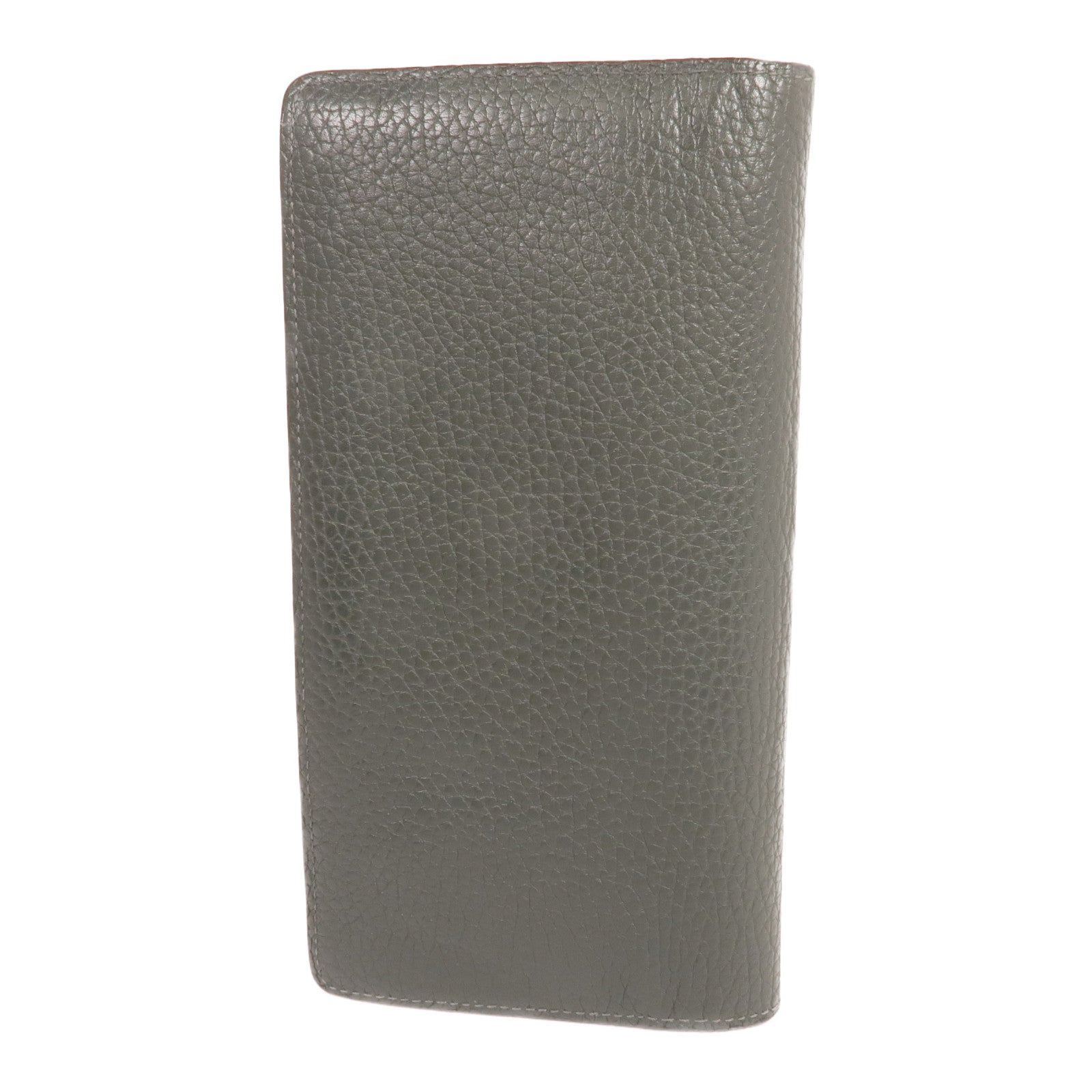 LOUIS VUITTON 牛皮皮革Brazza Long Wallet銀扣長錢包