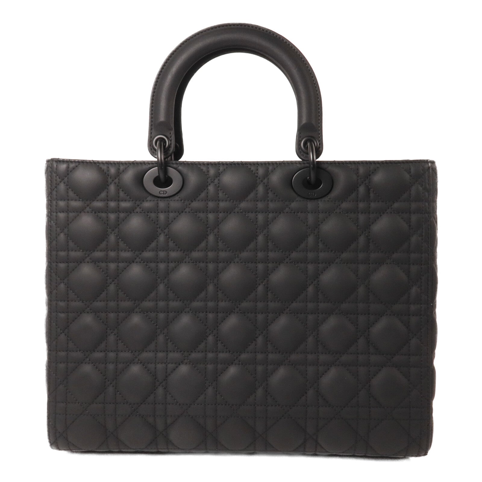 Dior 牛皮皮革Lady Dior Large手挽肩背兩用袋