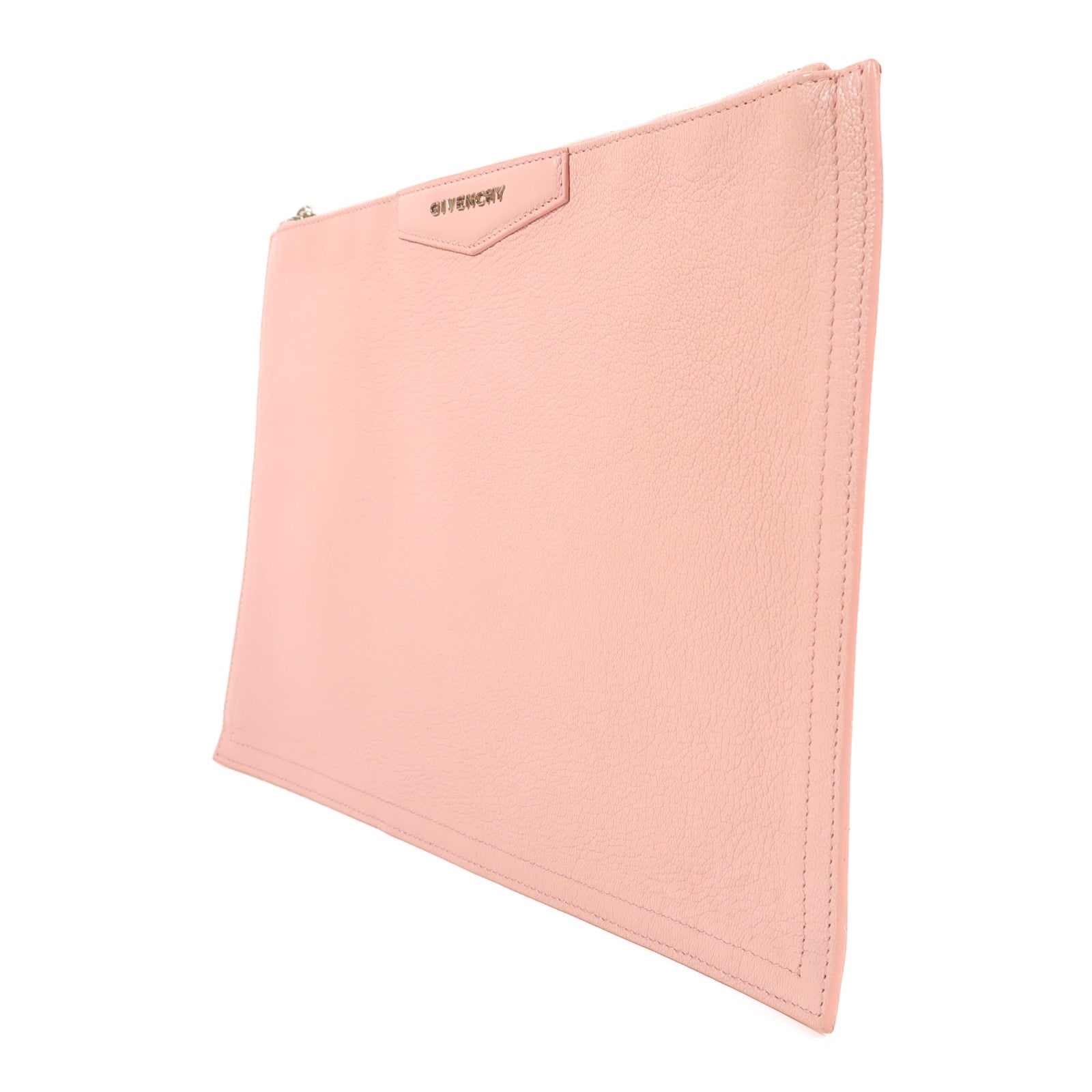 GIVENCHY 牛皮皮革Clutch銀扣手拿包