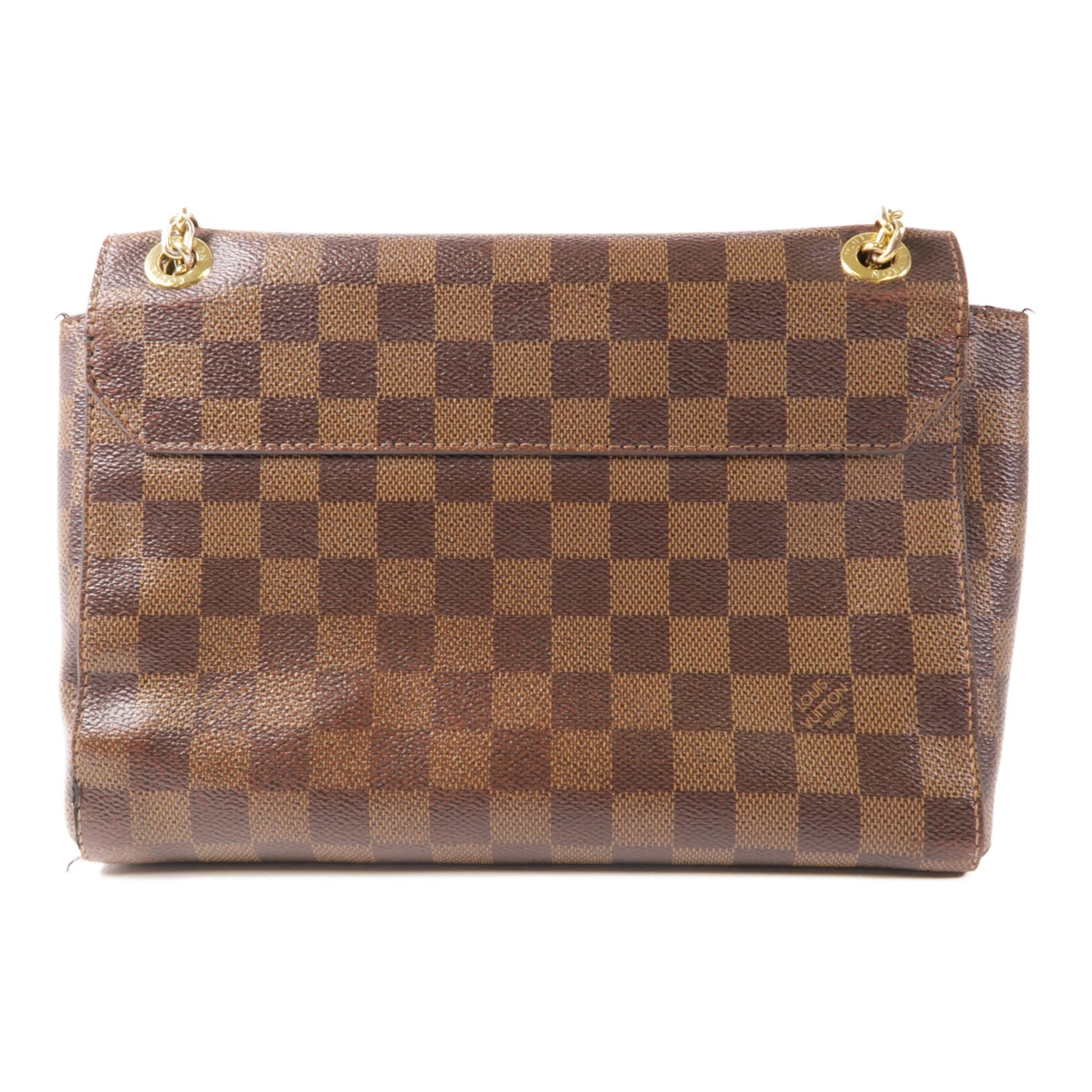 LOUIS VUITTON Damier Vavin PM金扣肩背袋