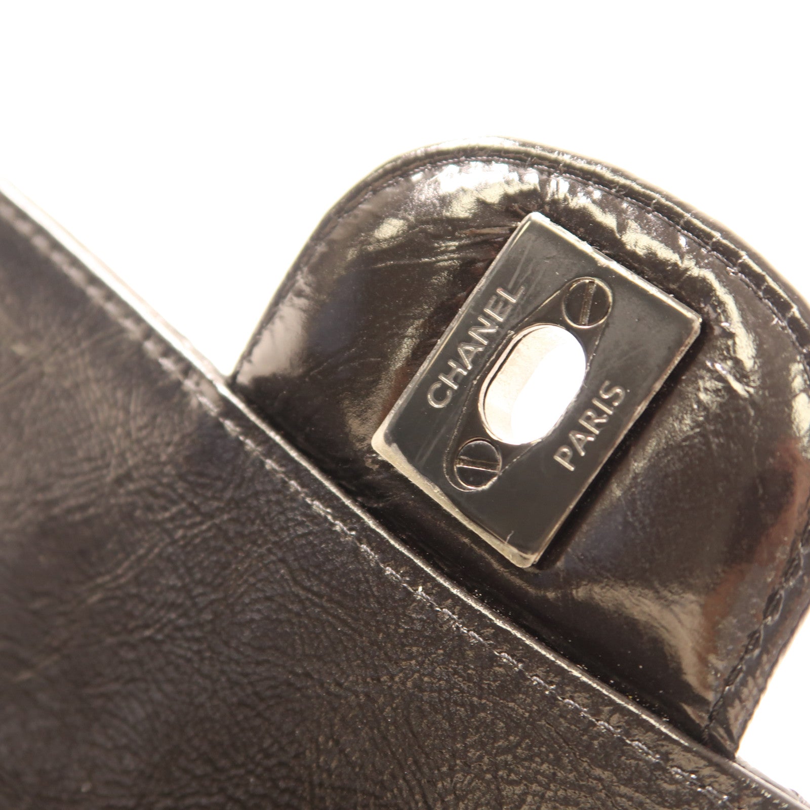 CHANEL 【激減優惠】牛皮皮革Classic Flap 25cm黑扣鏈帶肩背袋