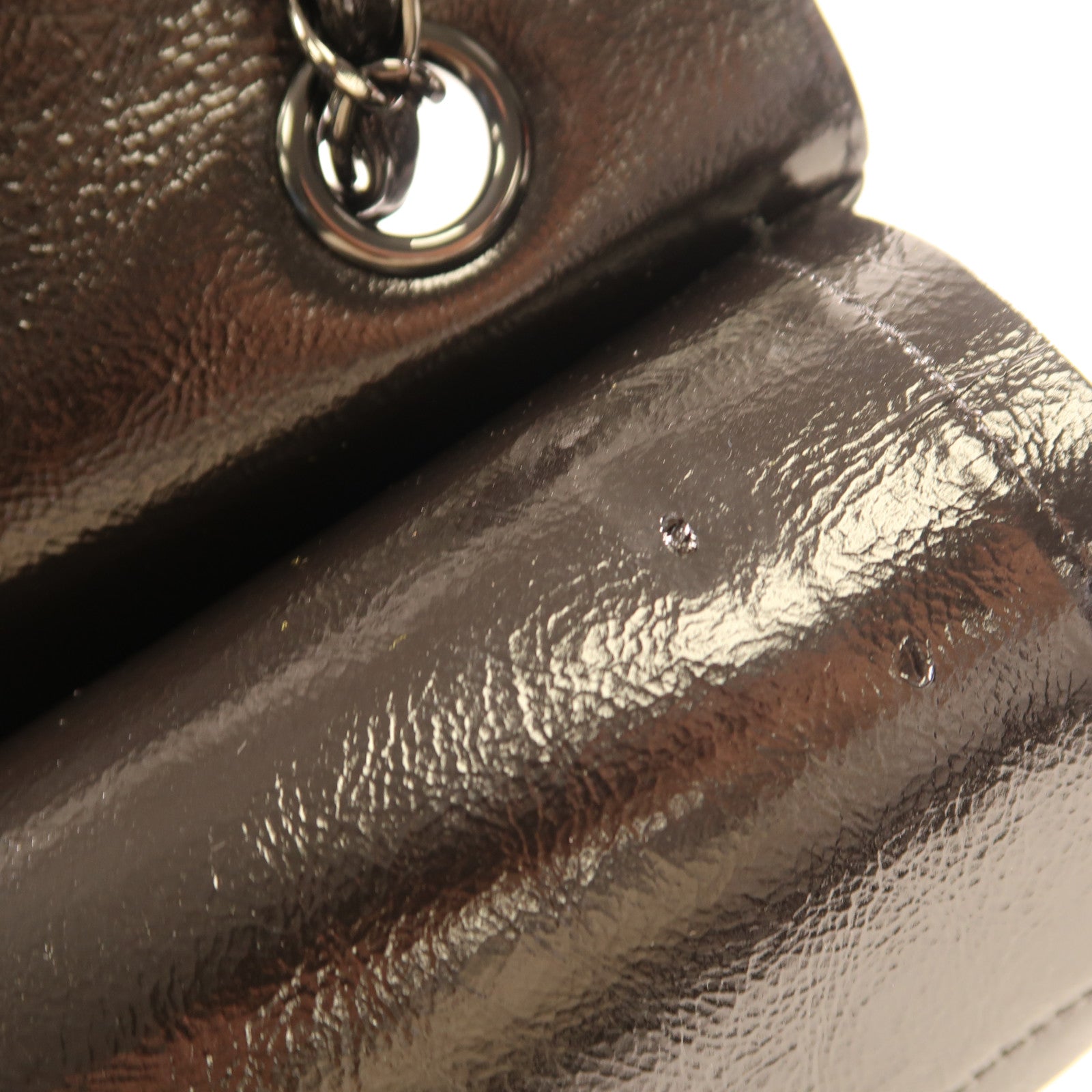 CHANEL 【激減優惠】牛皮皮革Classic Flap 25cm黑扣鏈帶肩背袋