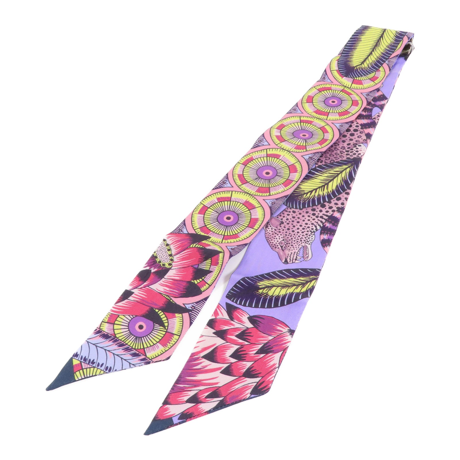 HERMES 【激減優惠】絲質Twilly絲巾