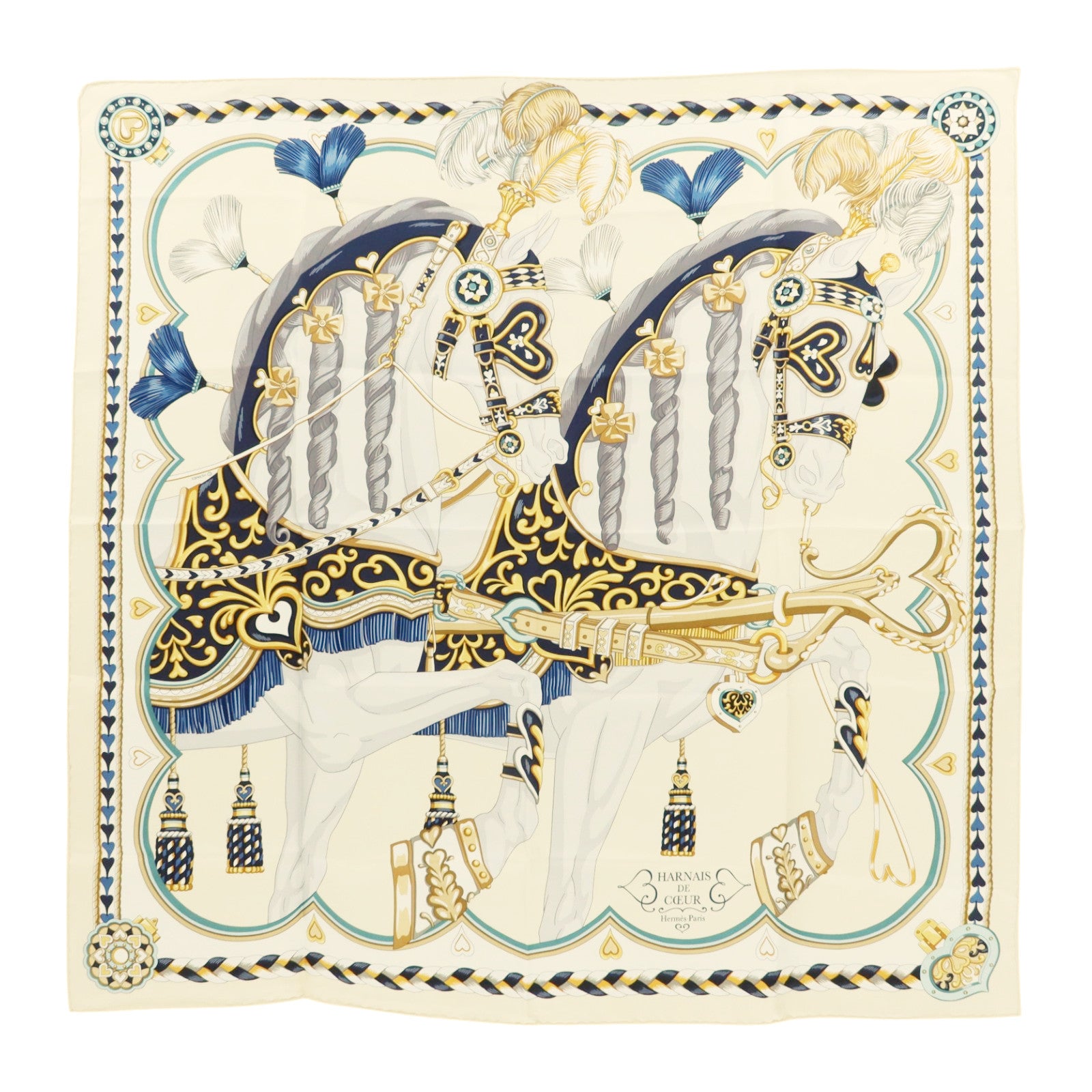 HERMES 絲質Scarf 90X90絲巾
