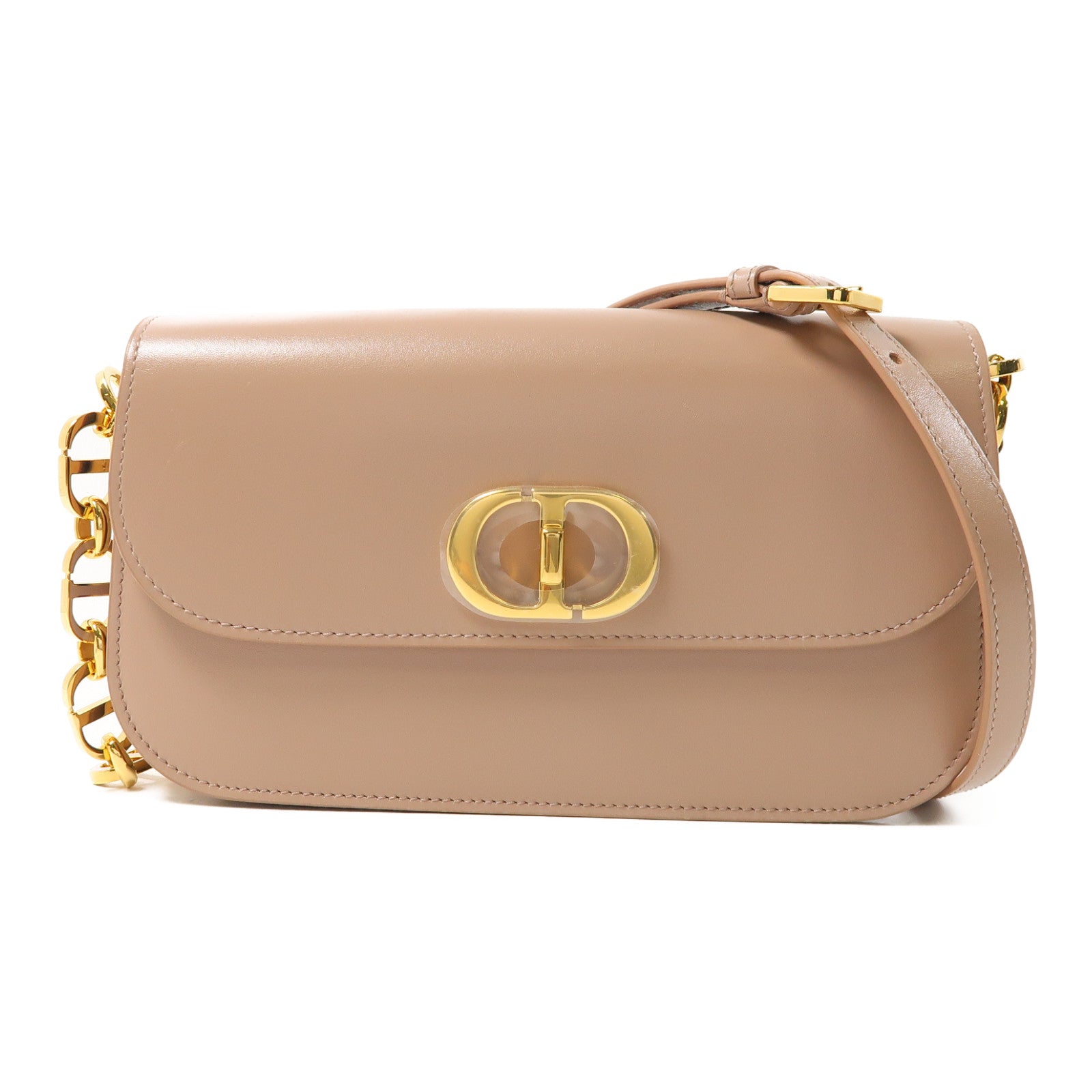 Dior 牛皮皮革Montaigne Avenue金扣肩背袋粉紅色– Brand Off