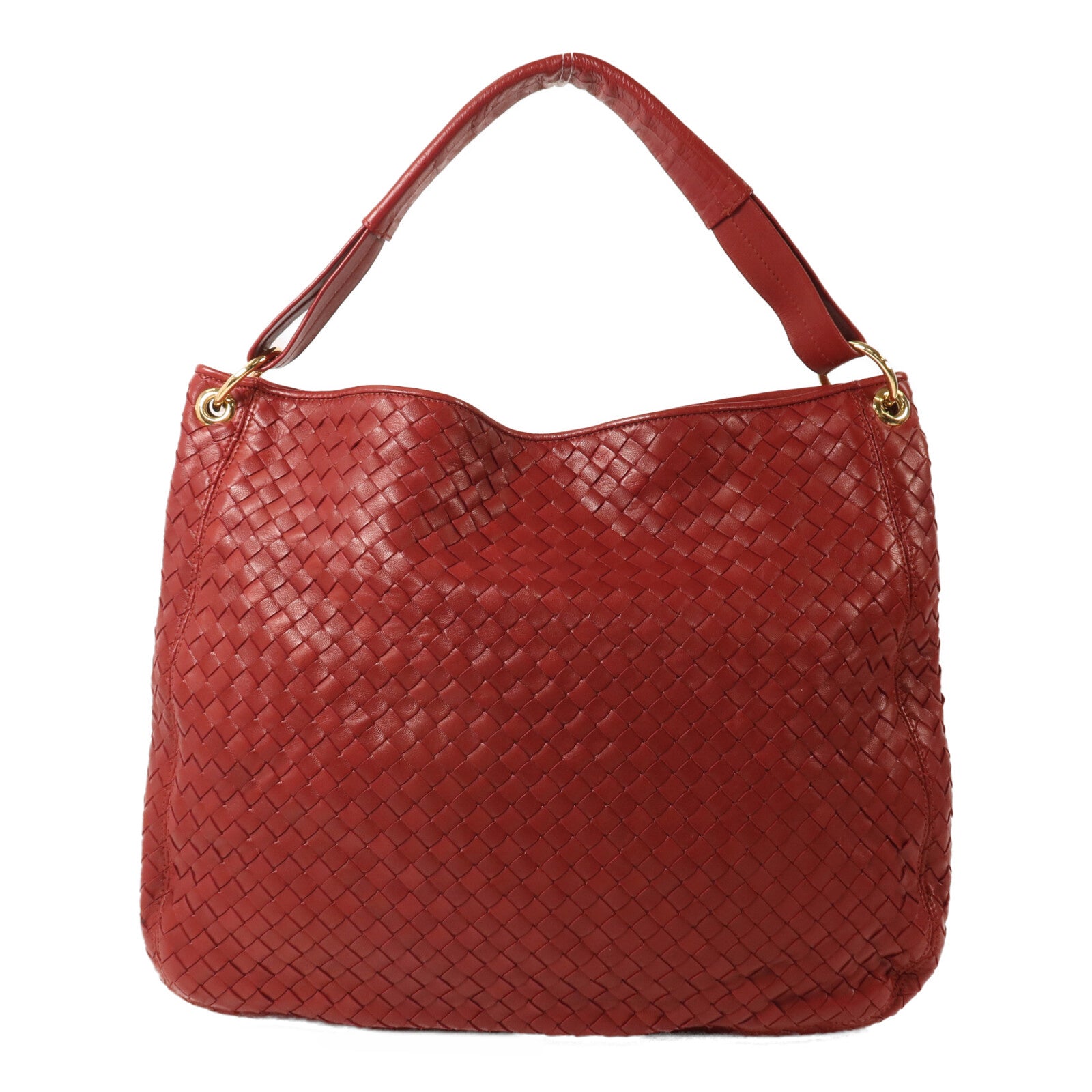 BOTTEGA VENETA 羊皮皮革Intrecciato Hobo Bag肩背袋