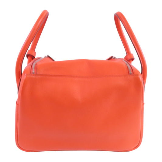 HERMES PHW Lindy 26 Shoulder Bag Evercolor Leather