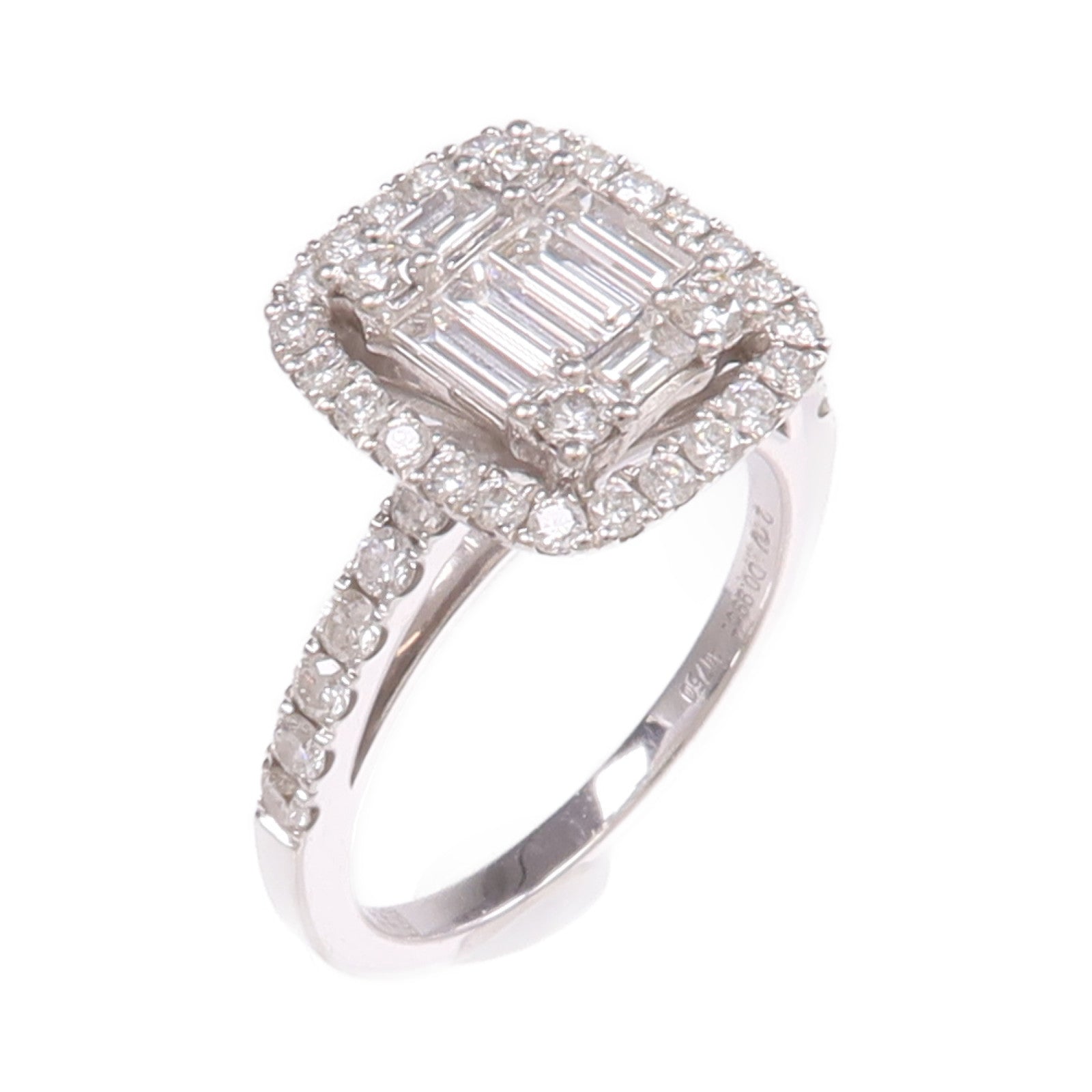 JEWELRY 18K白金Diamond Ring鑽石戒指US#5.25