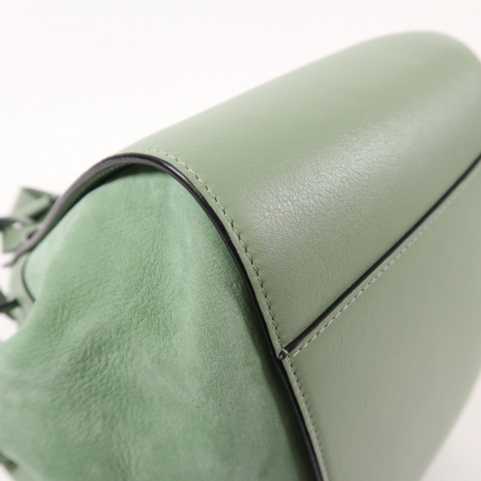 LOEWE 牛皮皮革Hammock銀扣手挽肩背兩用袋