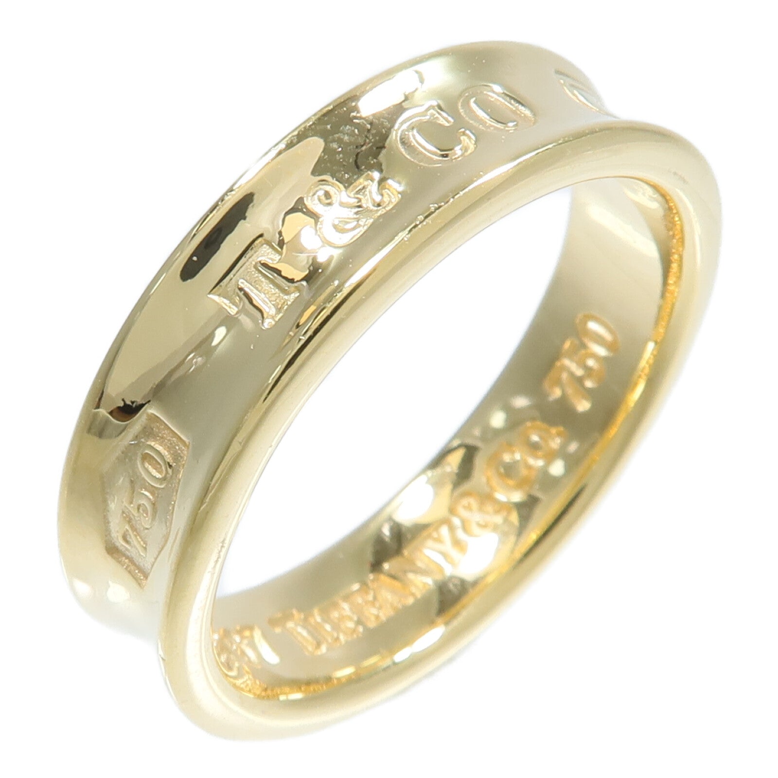 TIFFANY&CO 18K黃金1837 Ring戒指