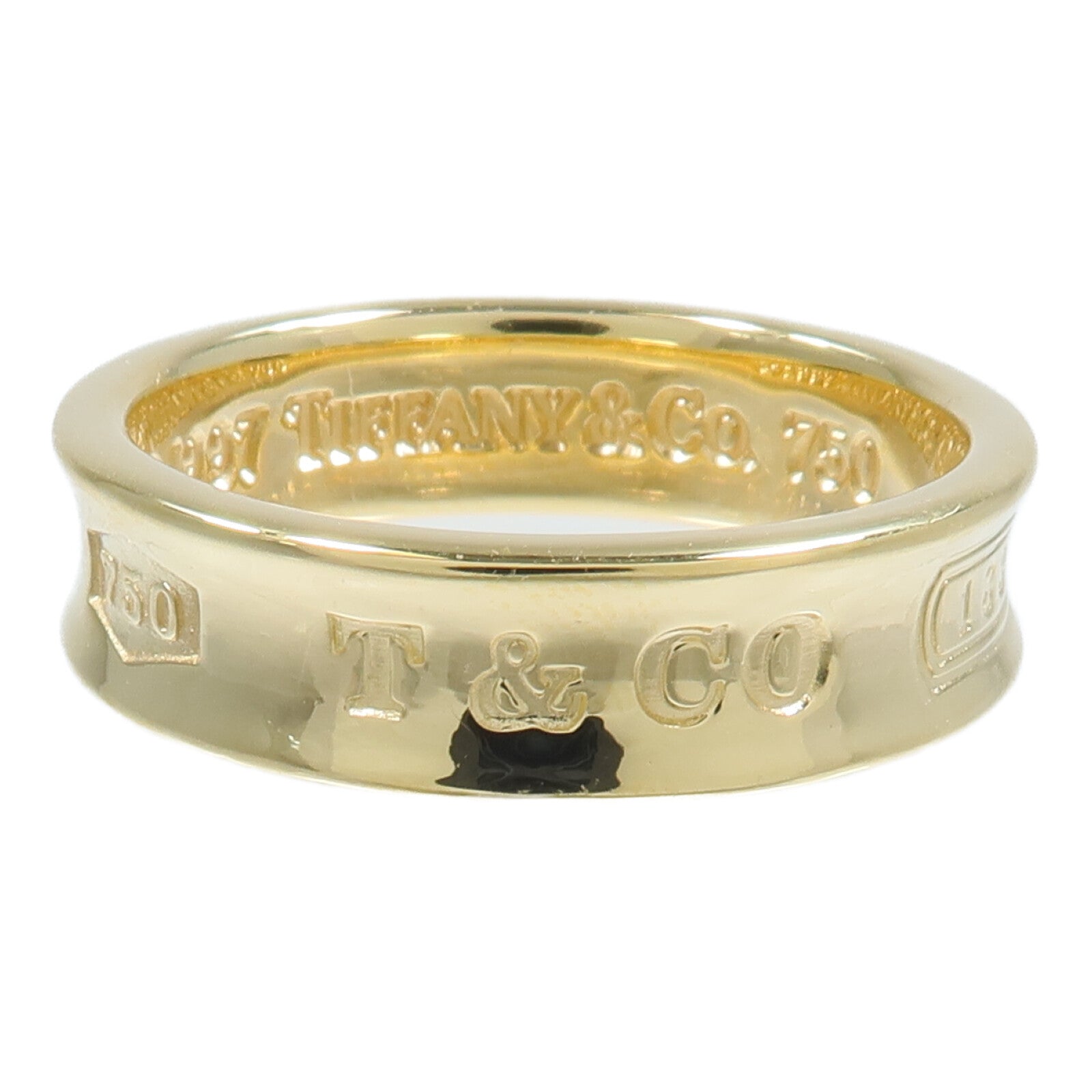 TIFFANY&CO 18K黃金1837 Ring戒指