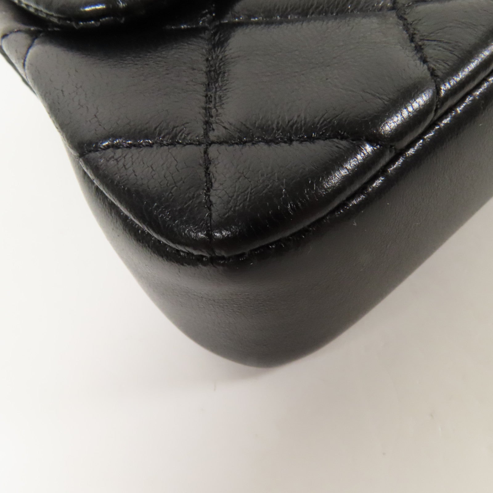 CHANEL 牛皮皮革Chain Shoulder金扣肩背袋