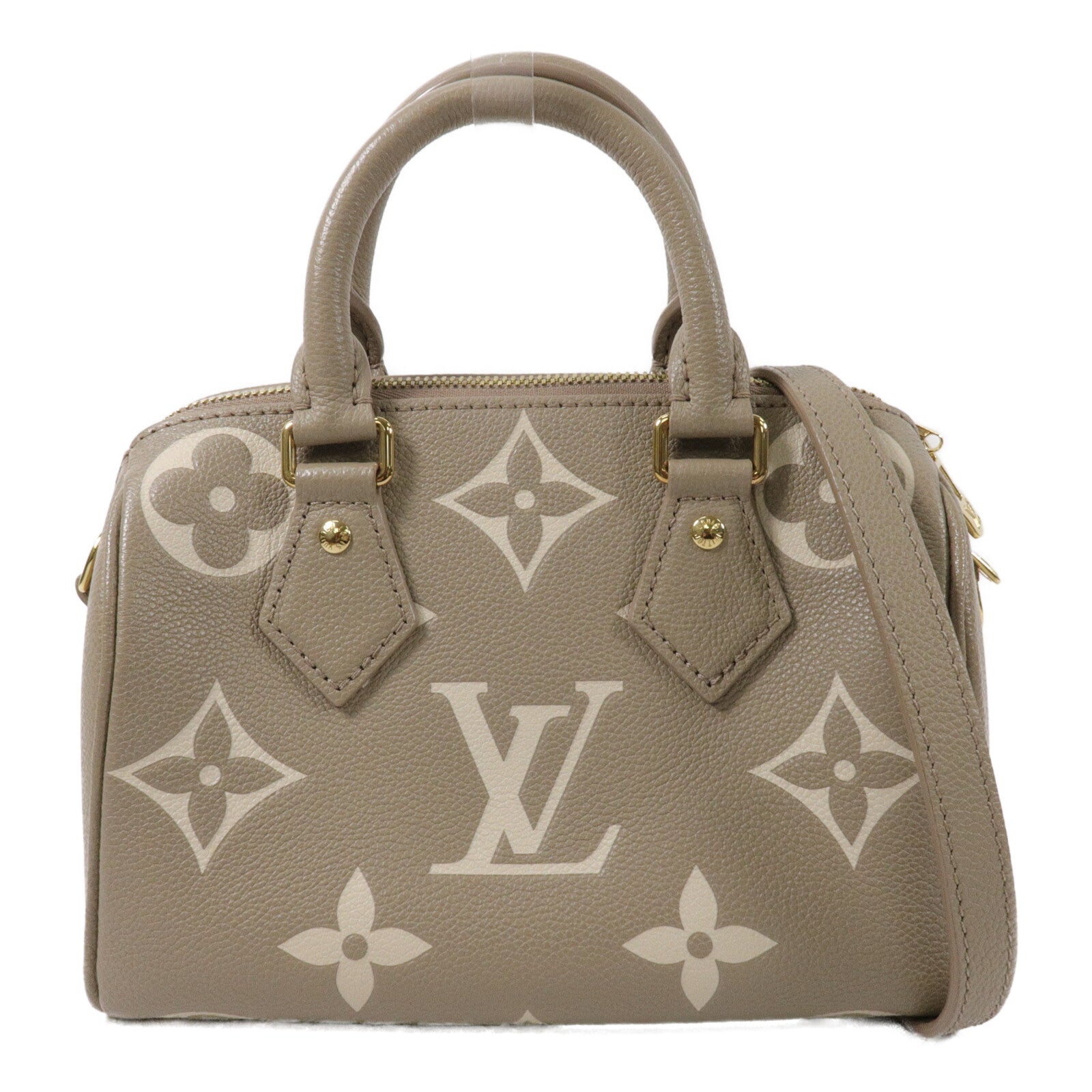 LOUIS VUITTON Monogram Empreinte Speedy Bandouliere 20手挽肩背兩用袋