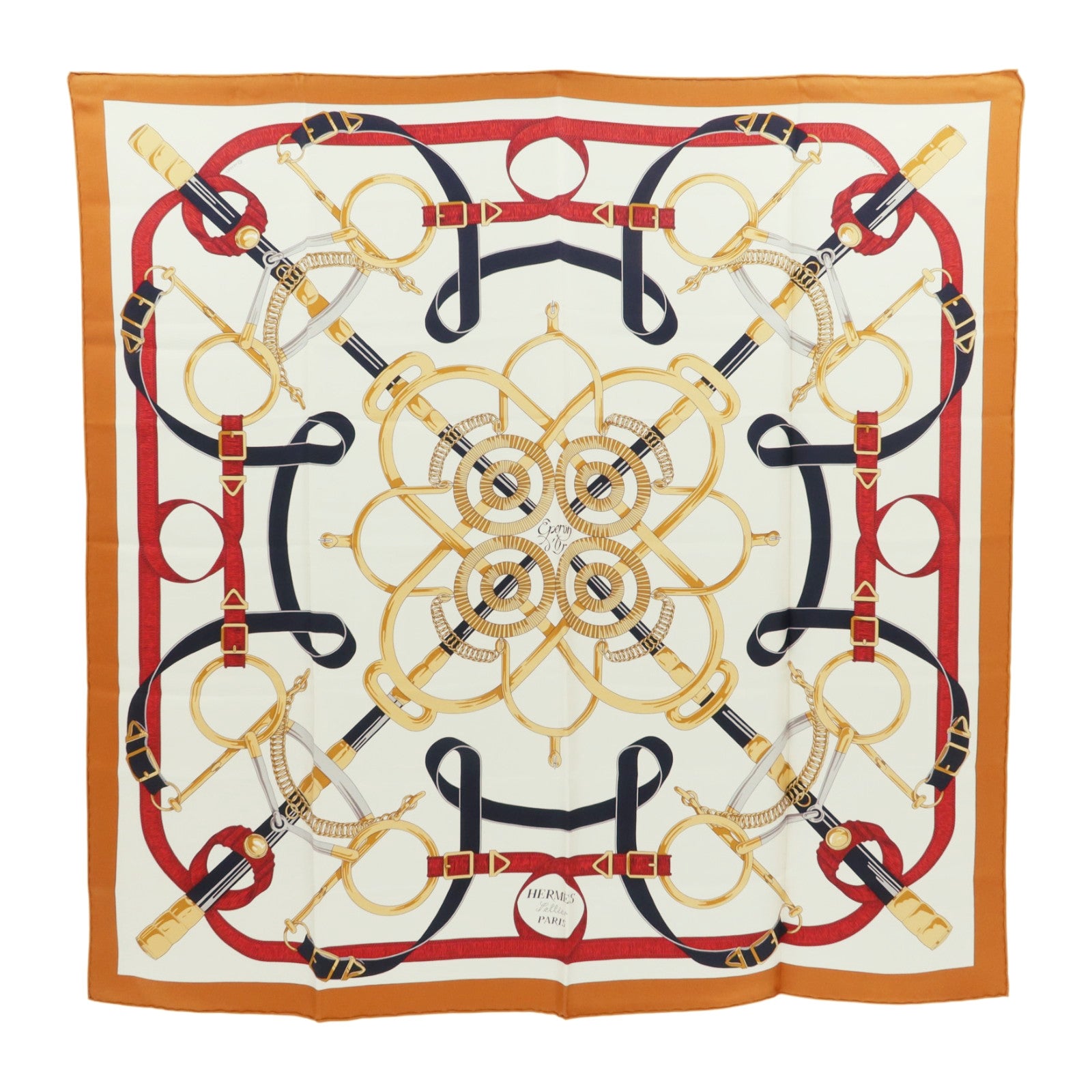 HERMES 絲質Scarf 90X90絲巾