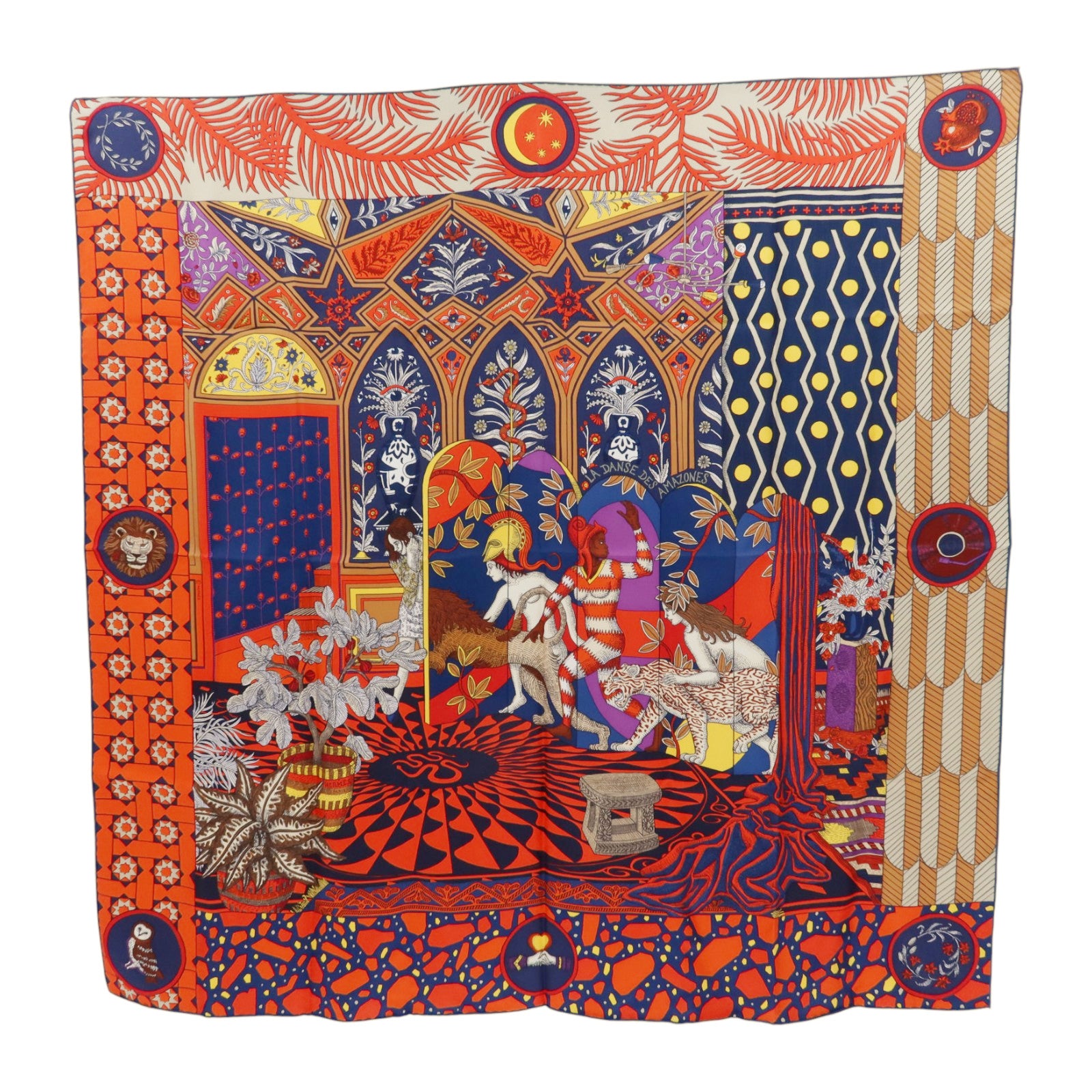 HERMES 絲質Scarf 90X90絲巾