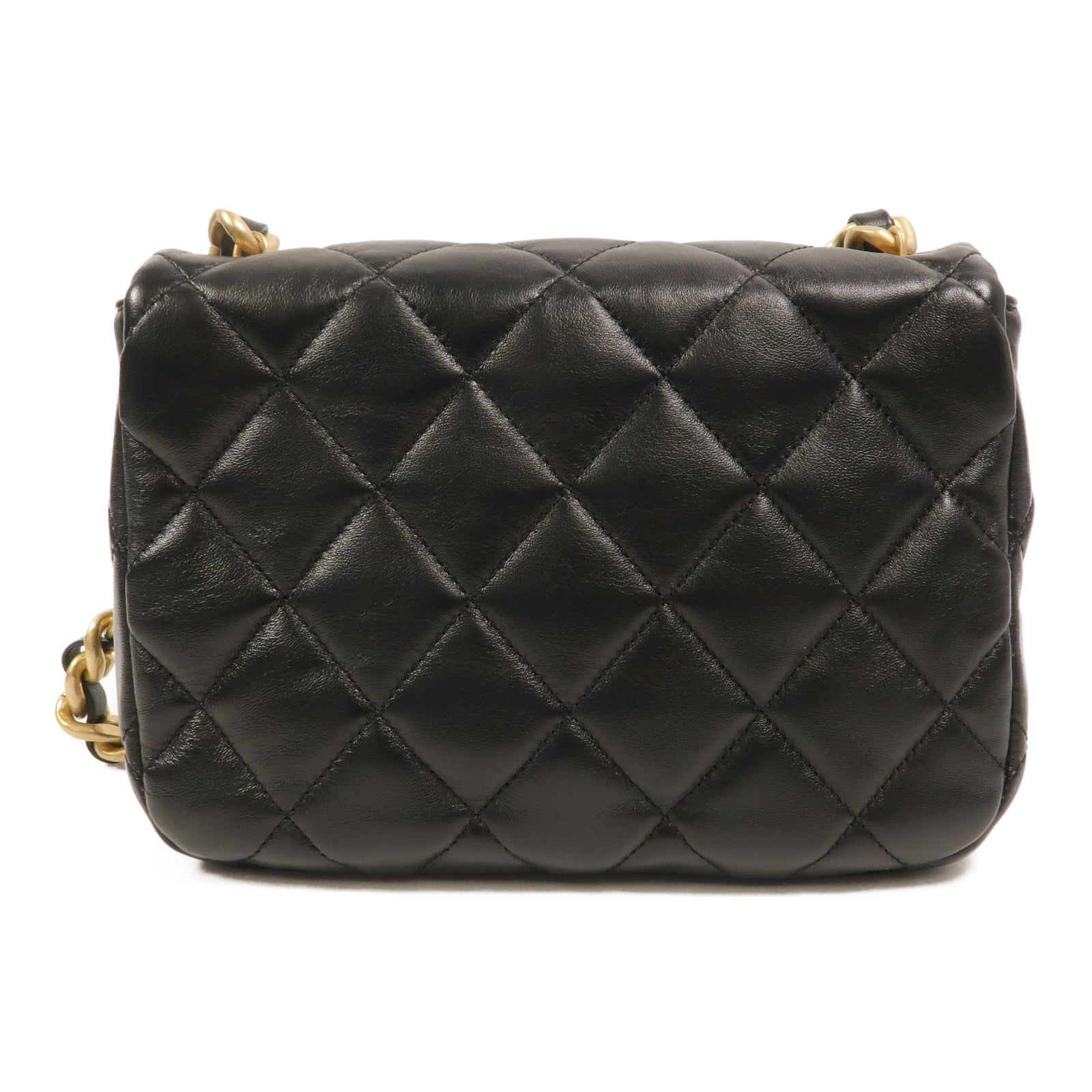 CHANEL 羊皮皮革Chain Shoulder鏈帶肩背袋