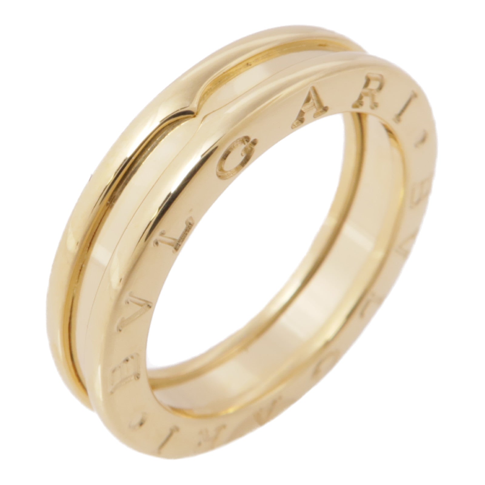 BVLGARI【激減優惠】 18K黃金B-zero1 XS戒指Bvlgari#53/US#6.5