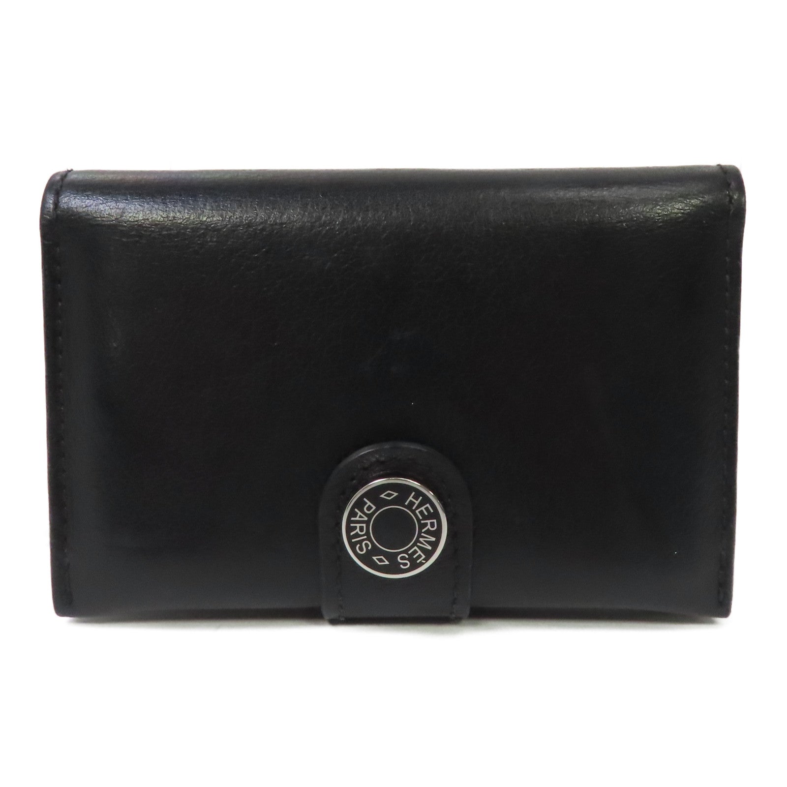 ⭐︎Fさま専用⭐︎ HERMES ブラック レザー 手袋 HERMES 牛皮皮革R.M.S Card Holder銀扣卡片套Noir/黑色– Brand