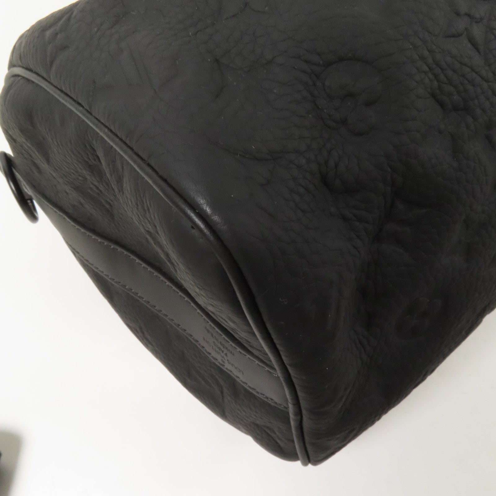LOUIS VUITTON Monogram Taurillon Keepall Bandouliere35手挽肩背兩用袋