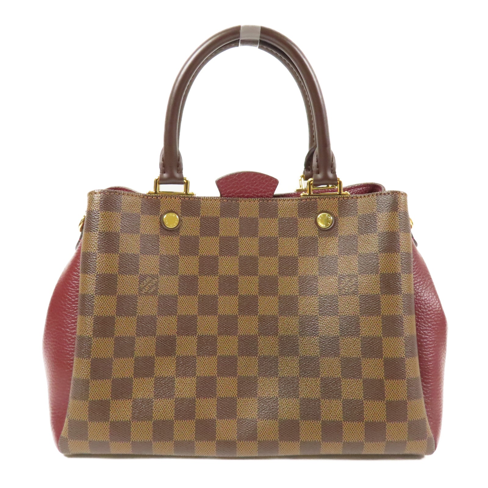 LOUIS VUITTON Damier Brittany金扣手挽肩背兩用袋