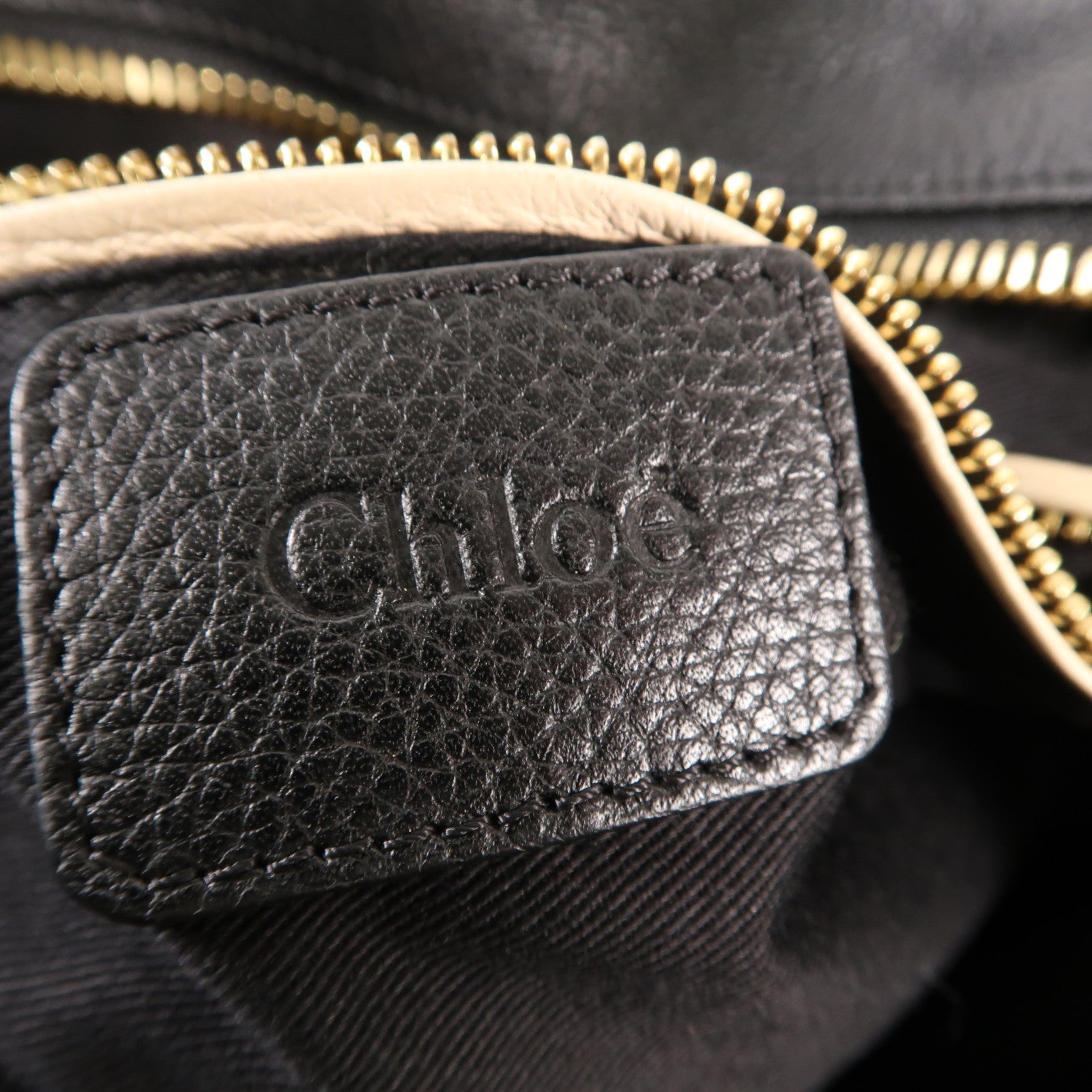 Chloe 牛皮皮革Shoulder Bag金扣手挽肩背兩用袋